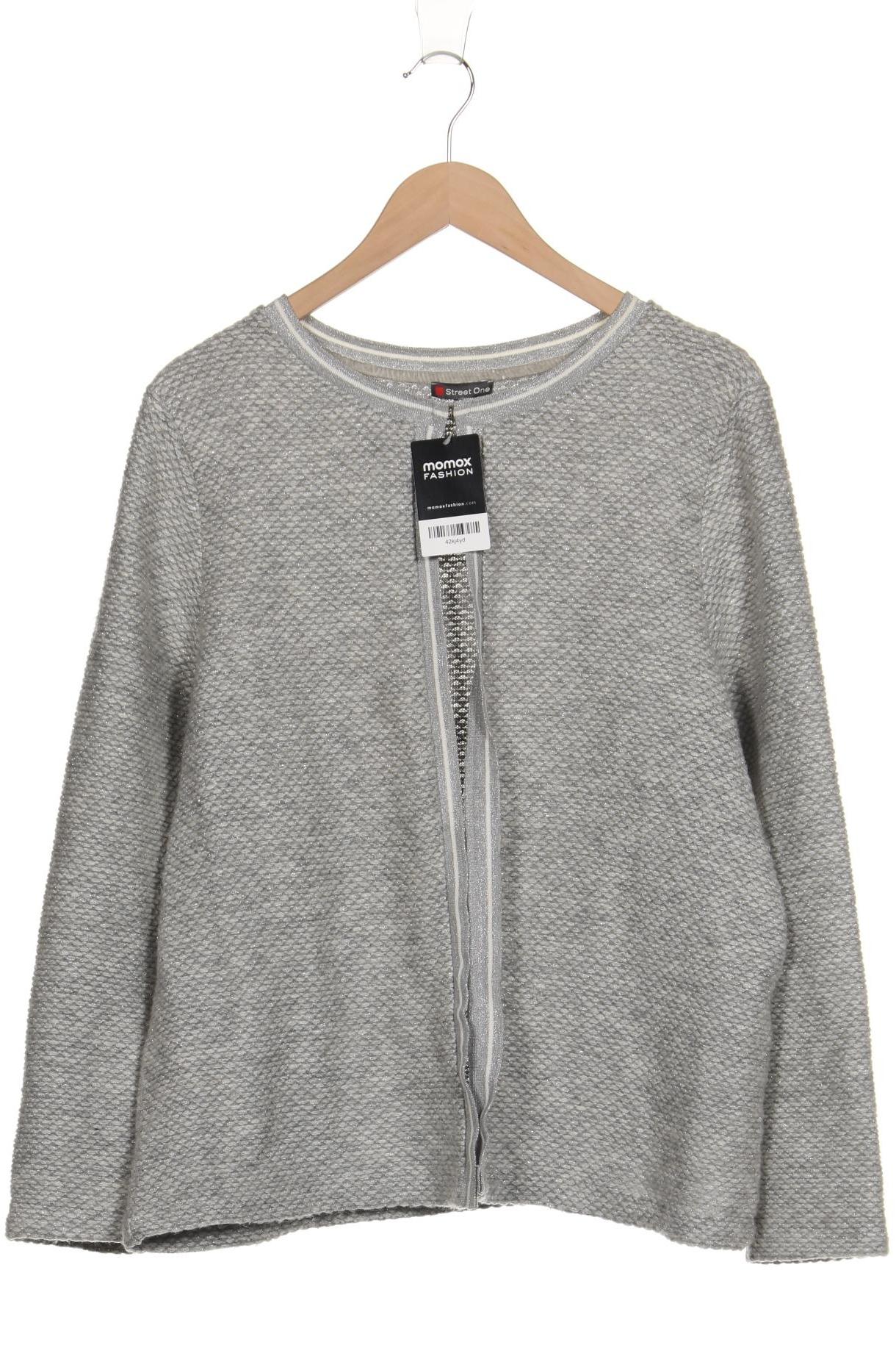 

Street One Damen Strickjacke, grau, Gr. 46