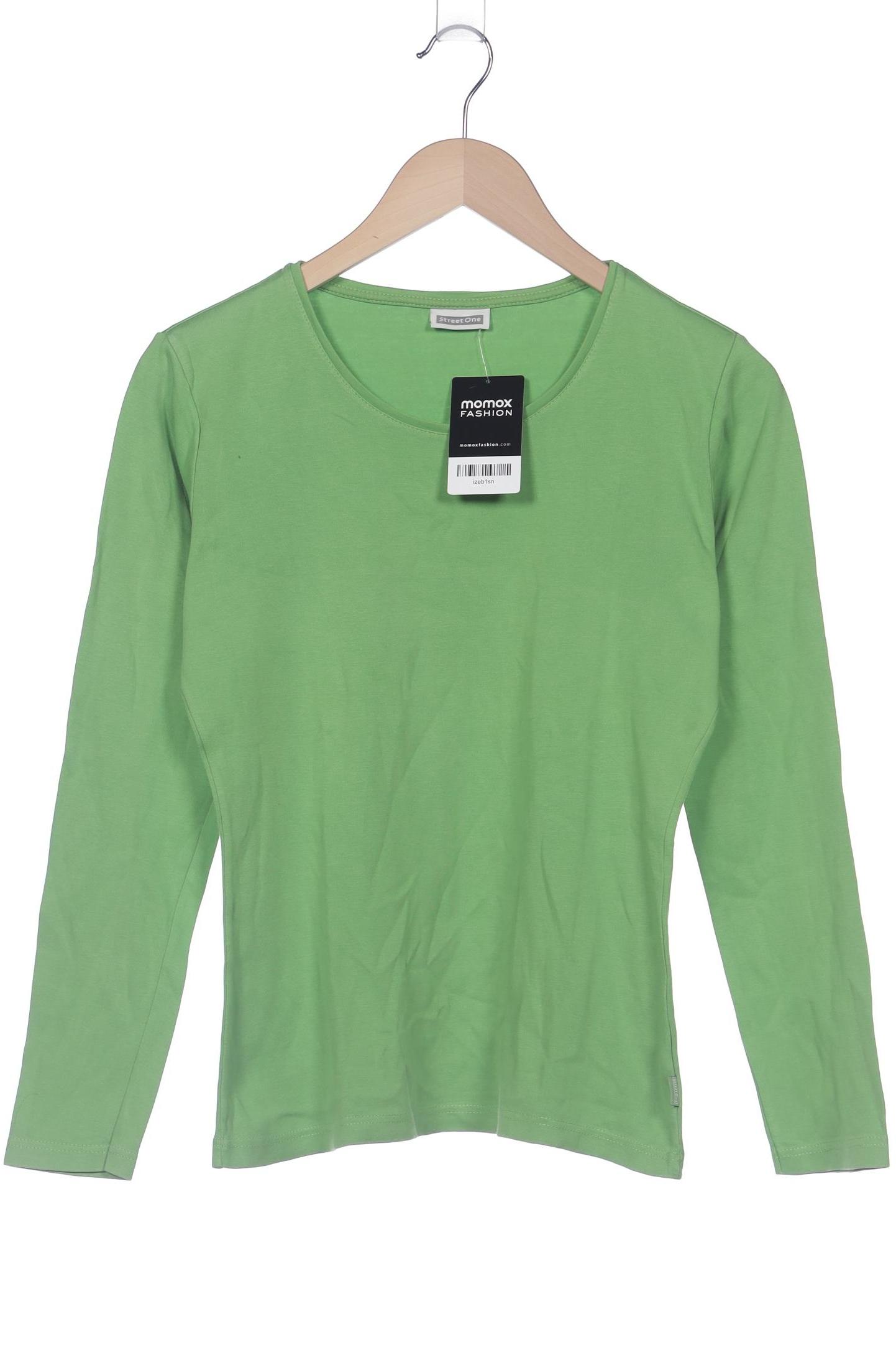 

Street One Damen Langarmshirt, hellgrün, Gr. 42