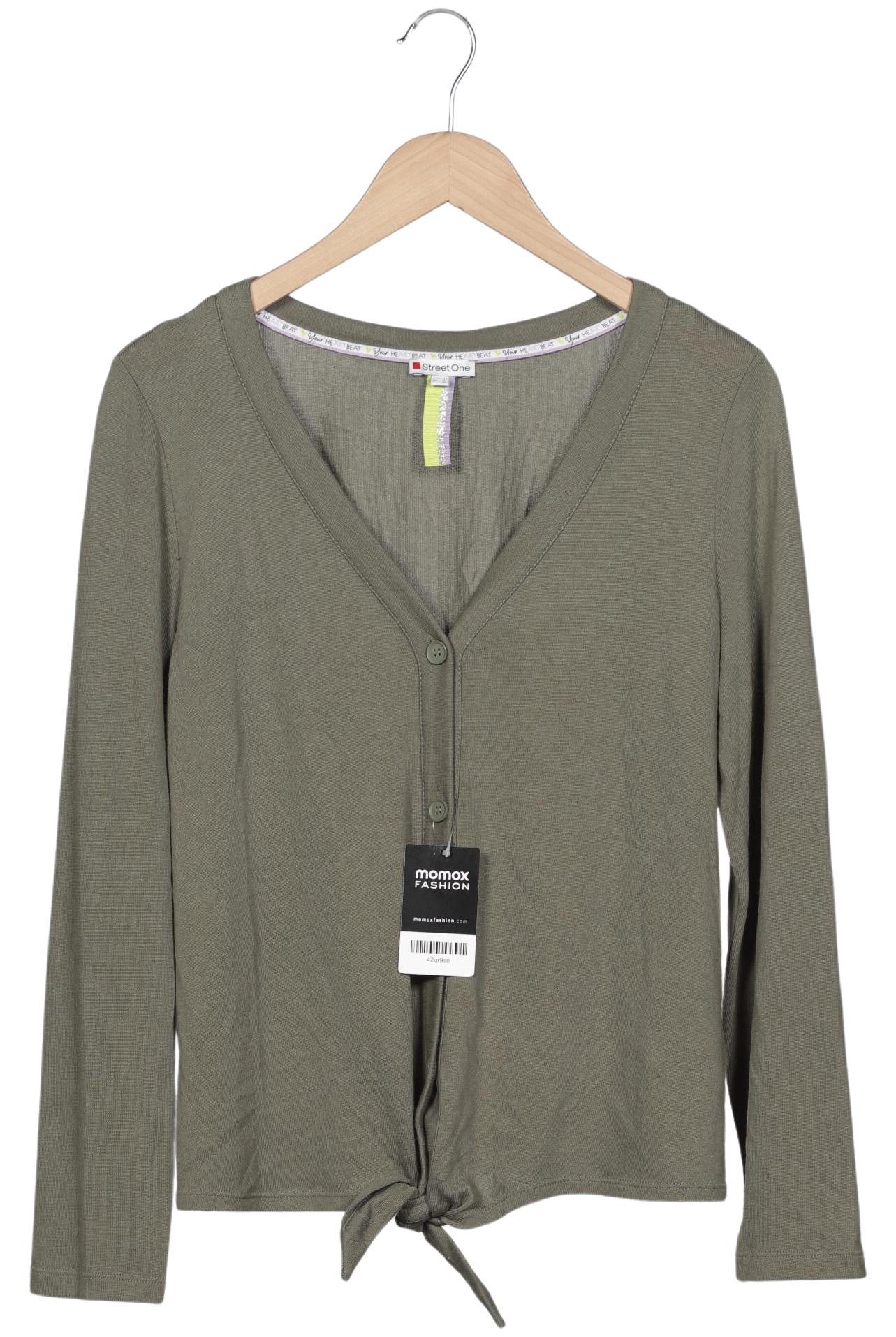 

Street One Damen Strickjacke, grün, Gr. 38