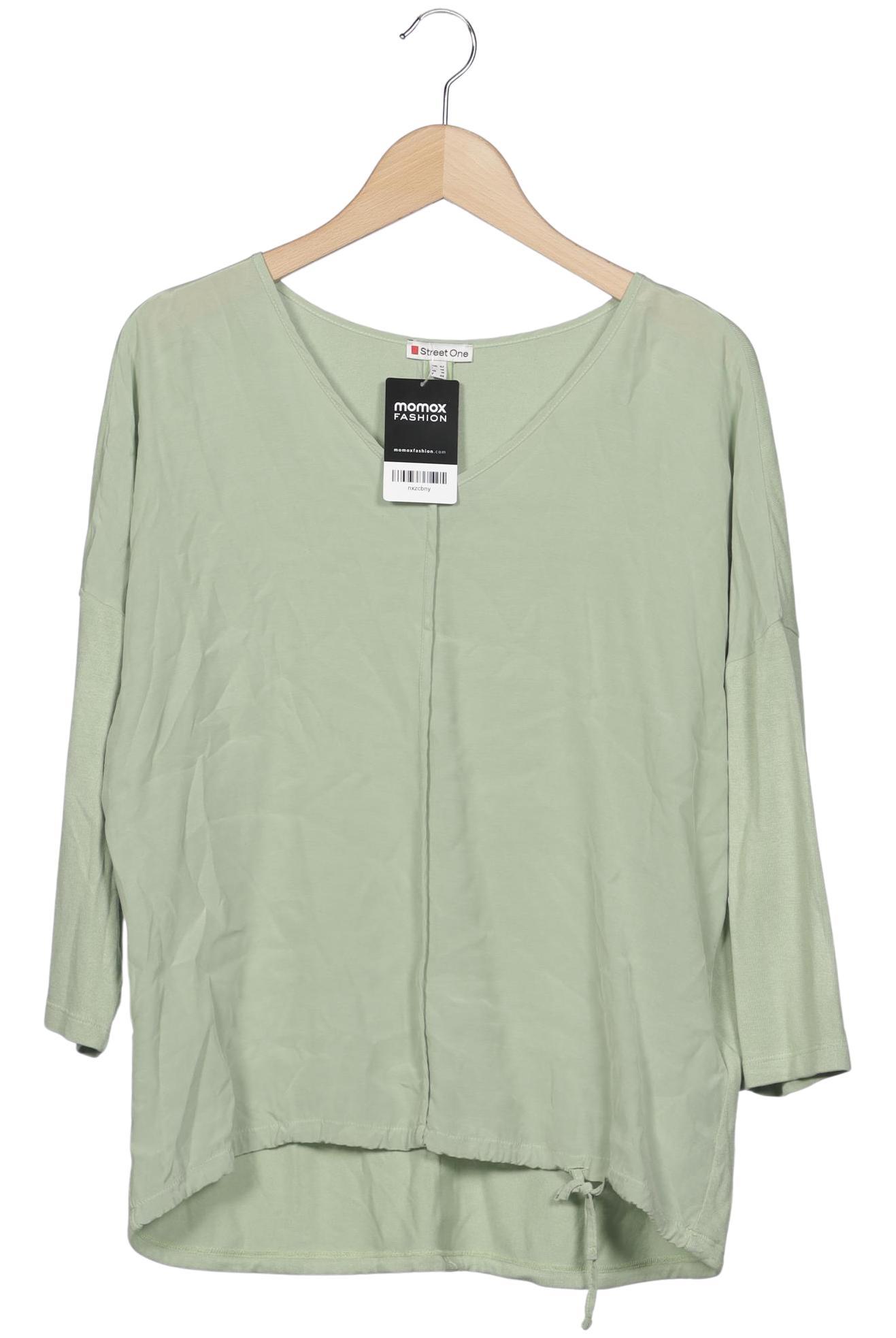 

Street One Damen Langarmshirt, hellgrün, Gr. 42