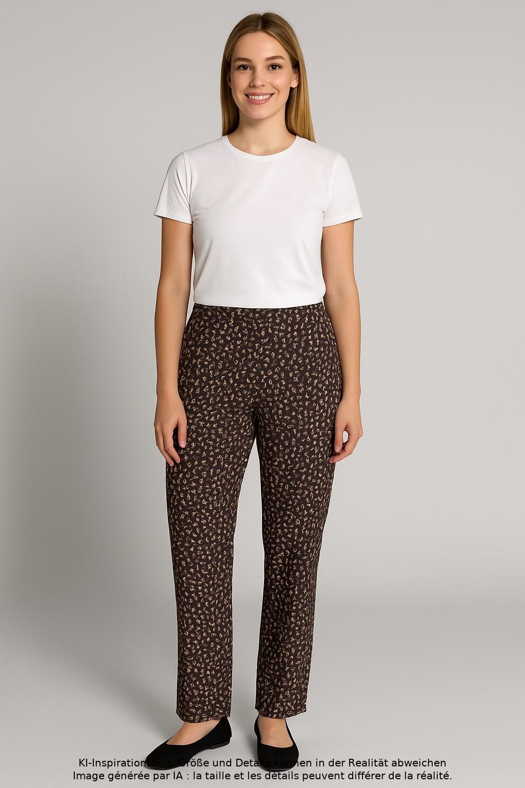 

Street One Damen Stoffhose, braun, Gr. 40