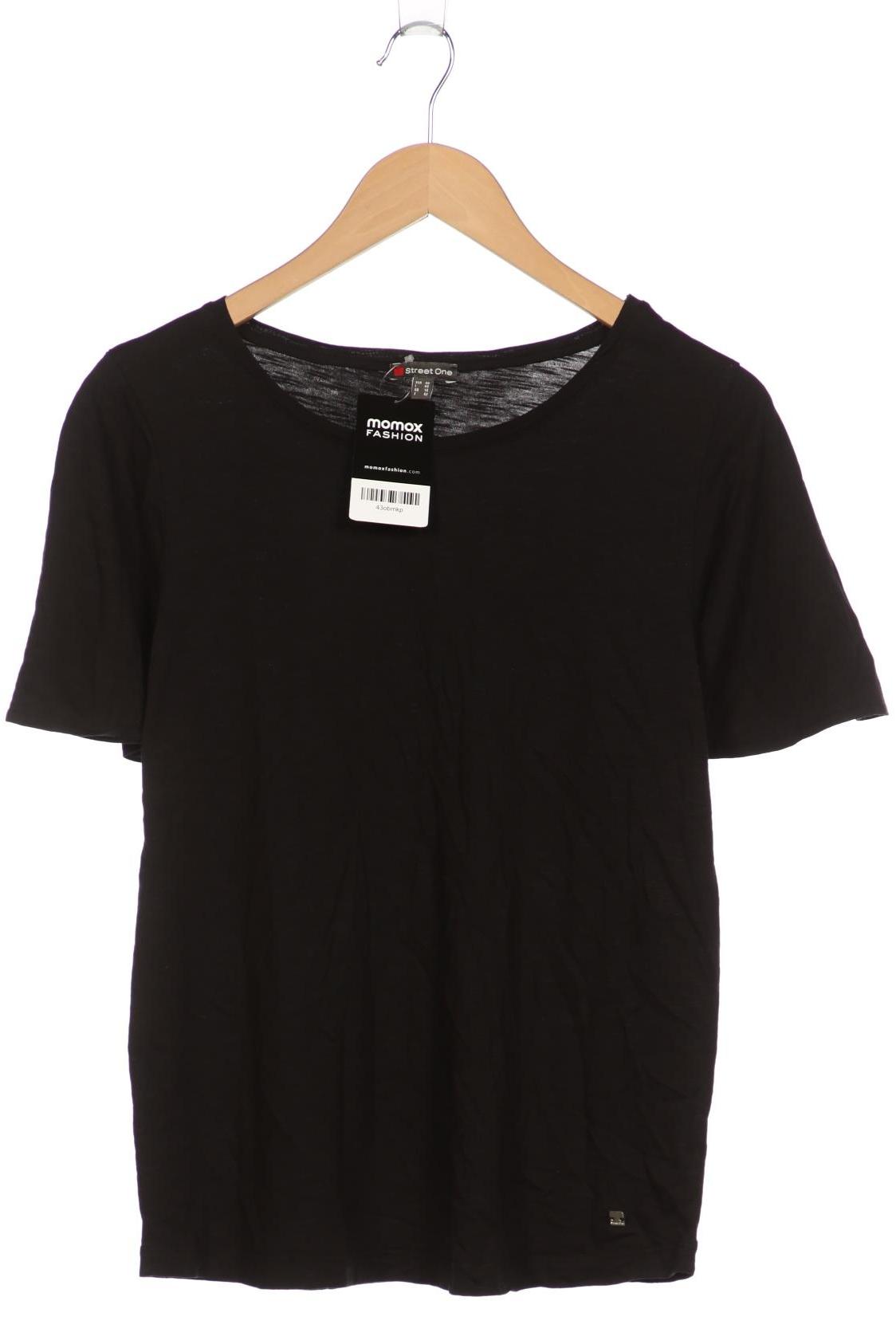 

Street One Damen T-Shirt, schwarz, Gr. 40