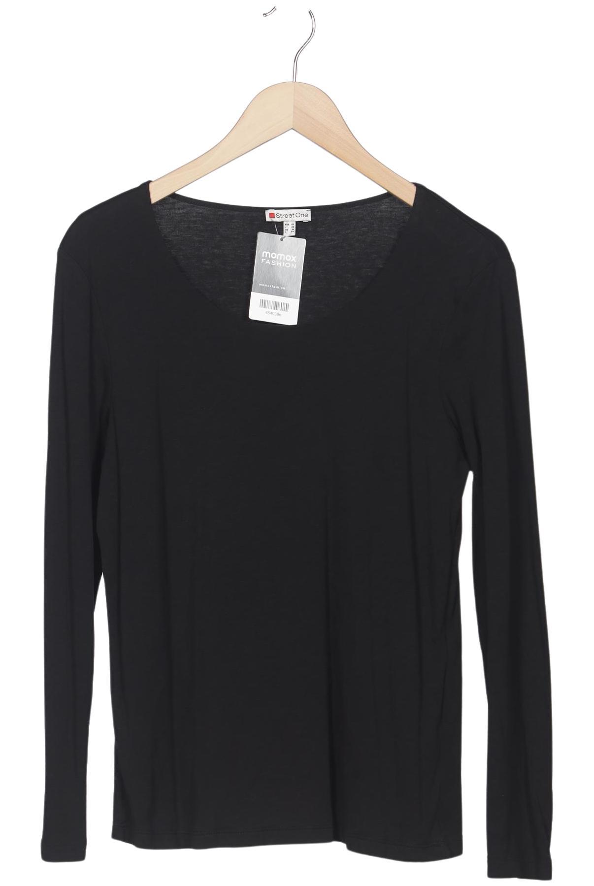 

Street One Damen Langarmshirt, schwarz, Gr. 42