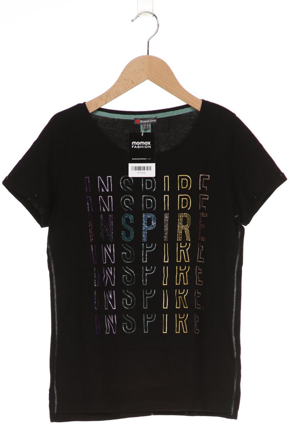 

Street One Damen T-Shirt, schwarz