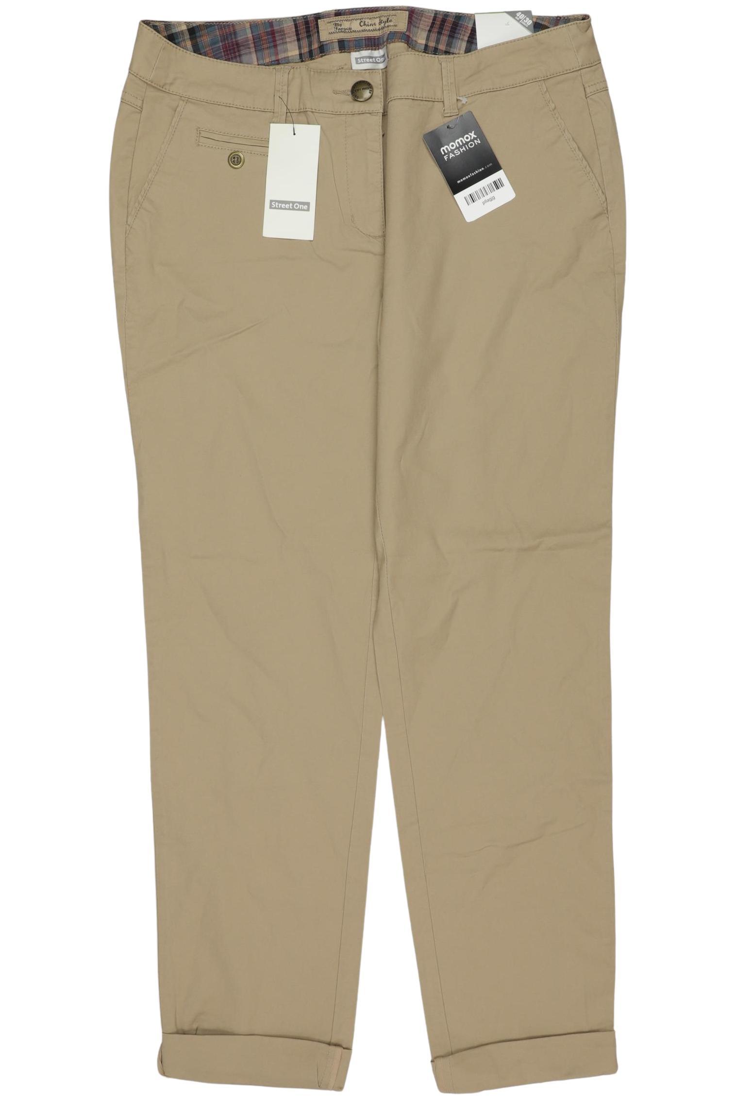 

Street One Damen Stoffhose, beige, Gr. 40
