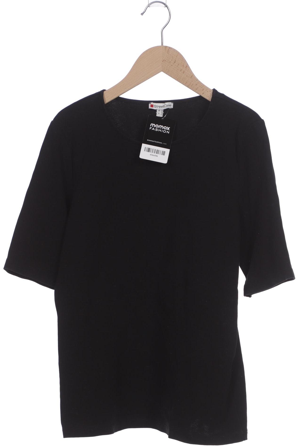 

Street One Damen T-Shirt, schwarz, Gr. 40