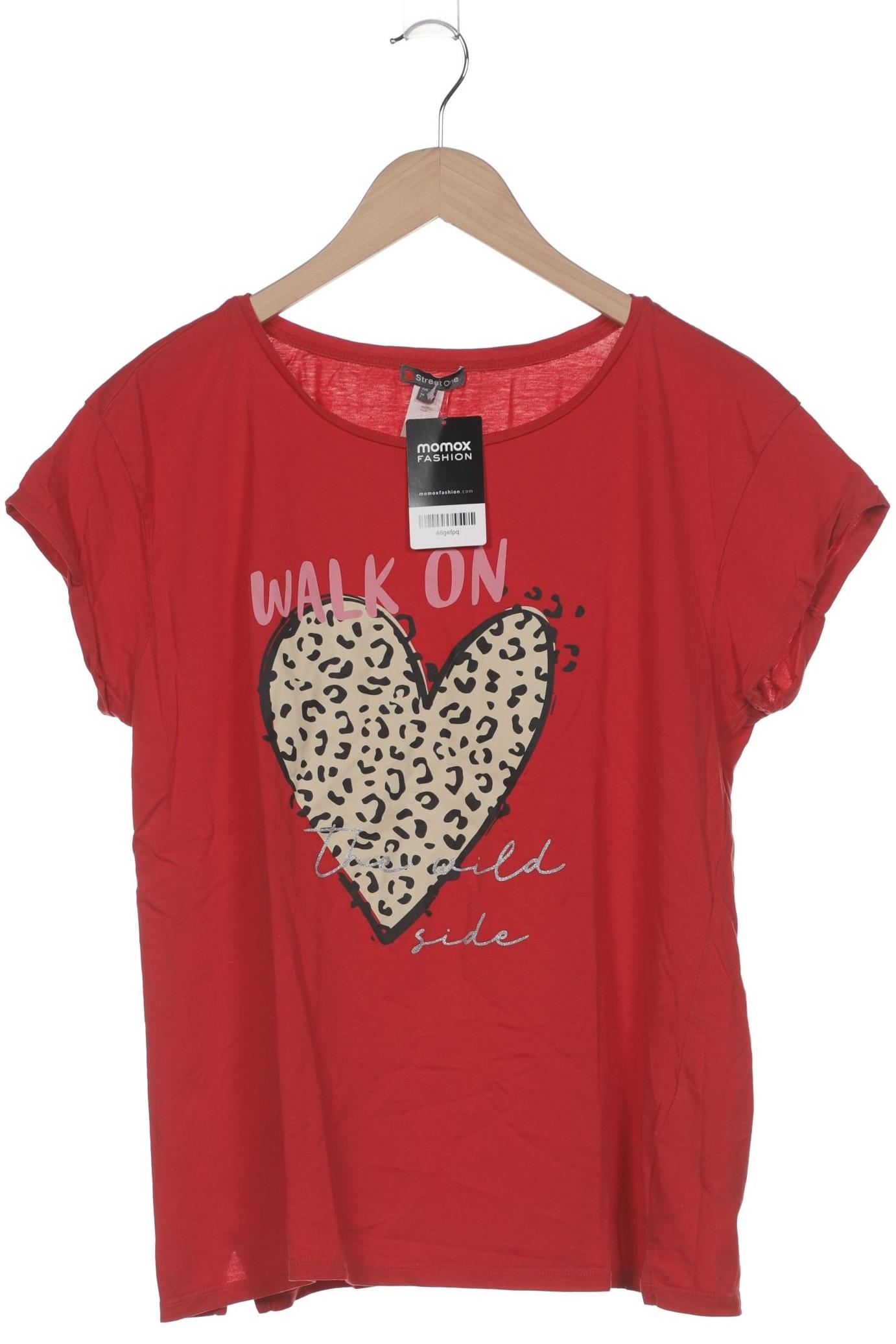 

Street One Damen T-Shirt, rot, Gr. 42