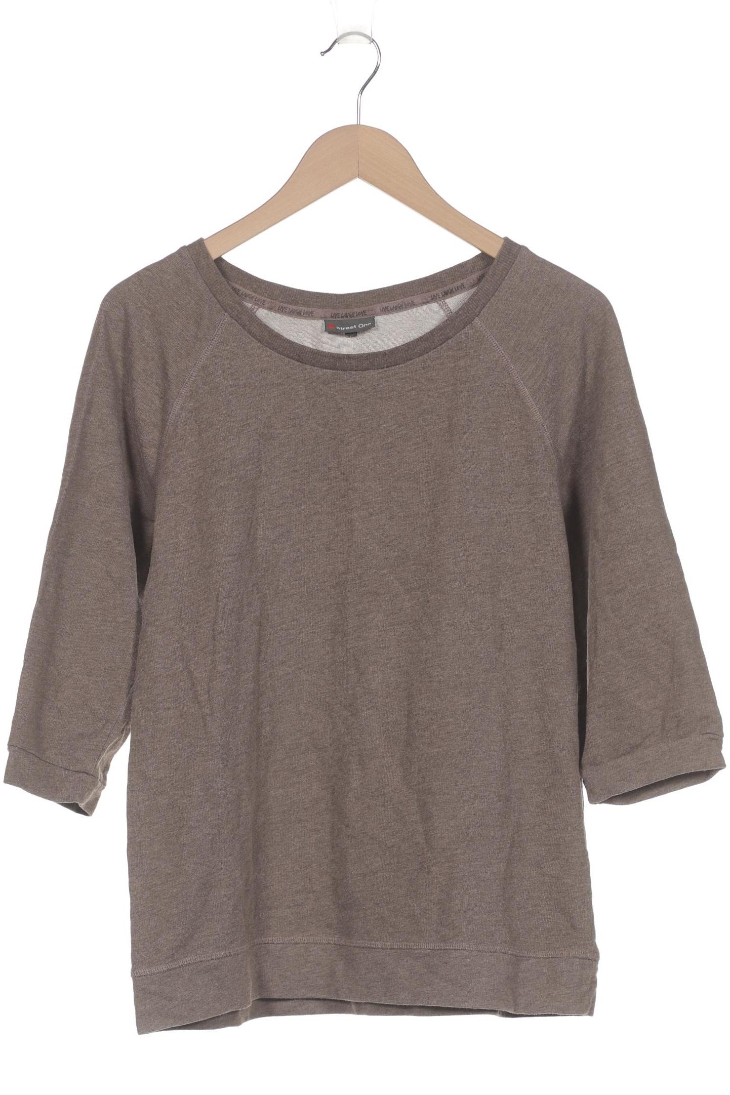 

Street One Damen Sweatshirt, braun, Gr. 42