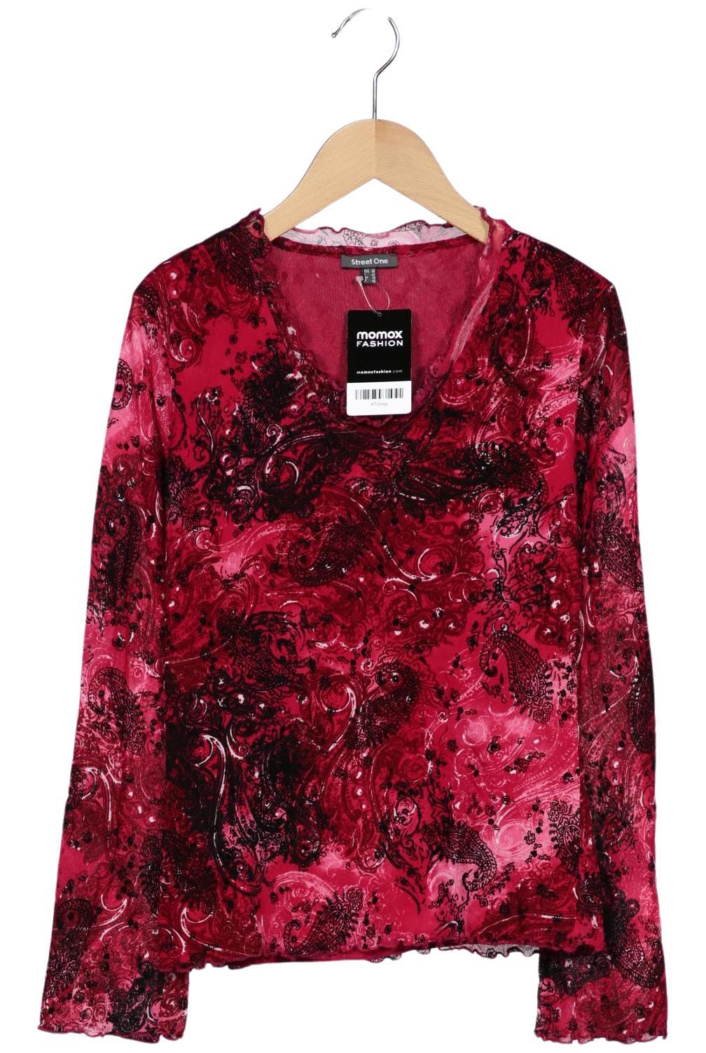 

Street One Damen Langarmshirt, rot, Gr. 40