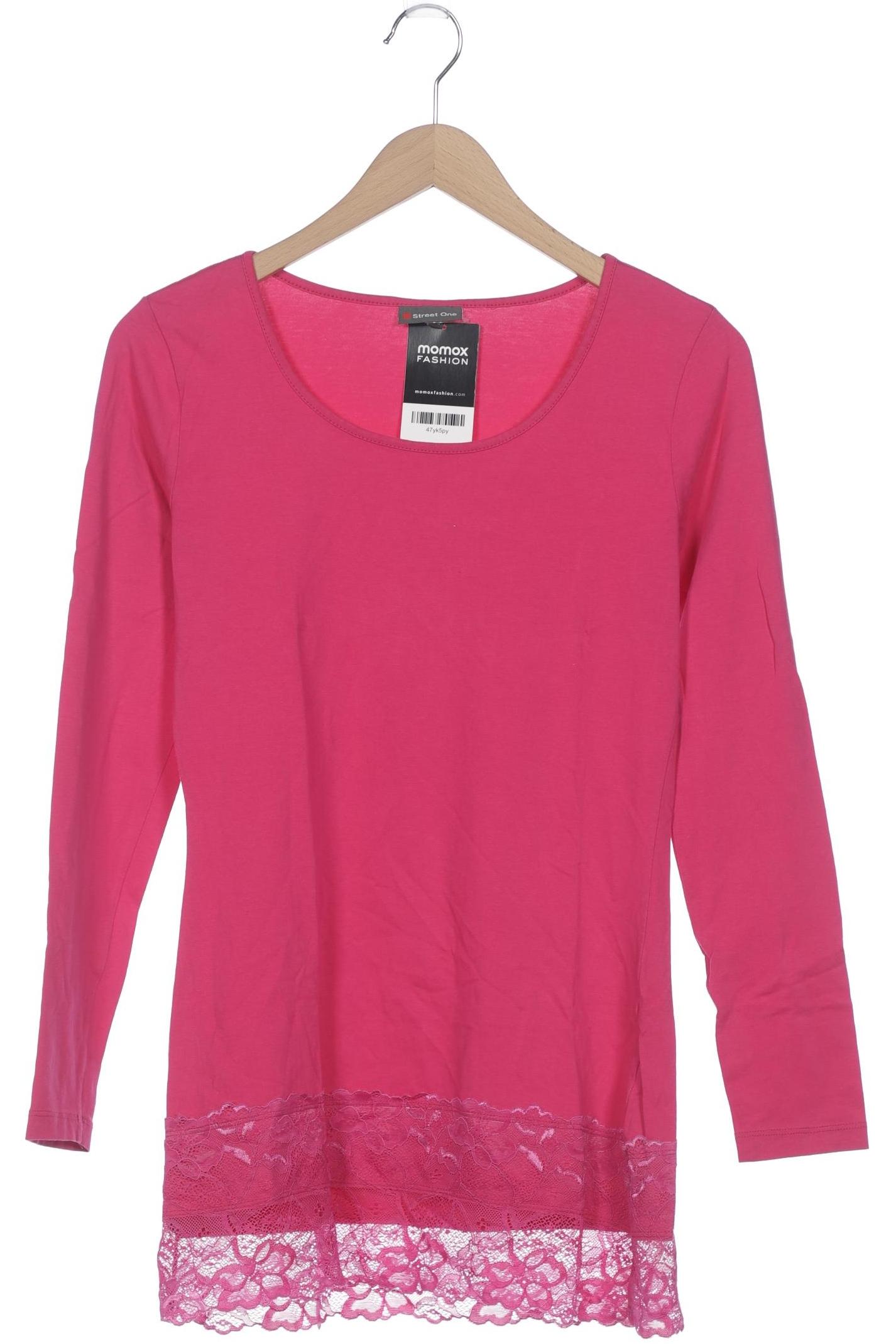 

Street One Damen Langarmshirt, pink, Gr. 40