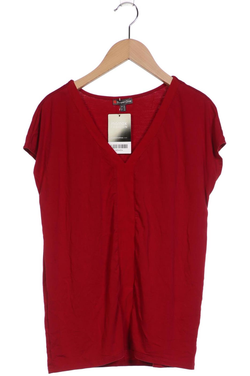 

Street One Damen T-Shirt, bordeaux, Gr. 36