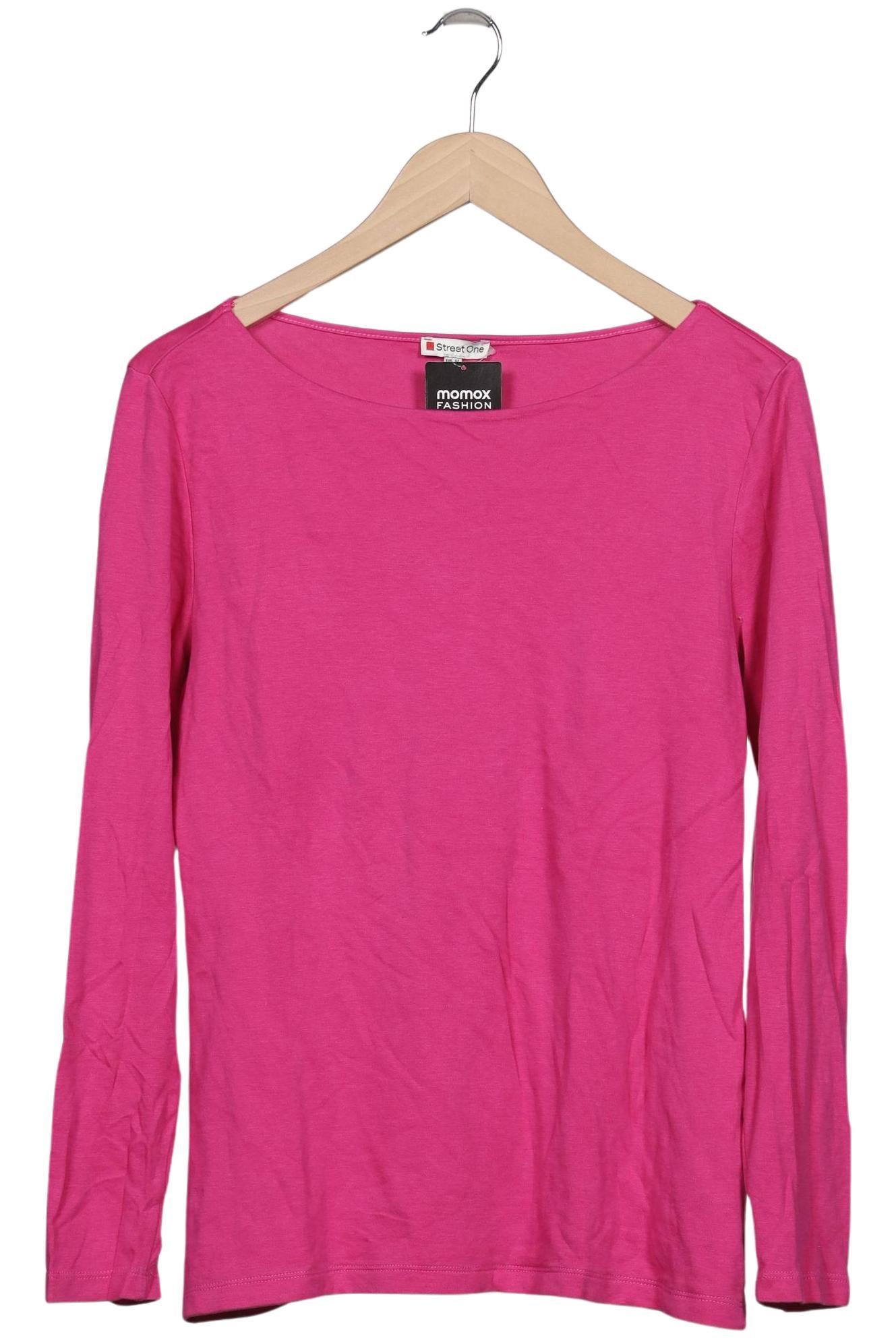

Street One Damen Langarmshirt, pink, Gr. 42