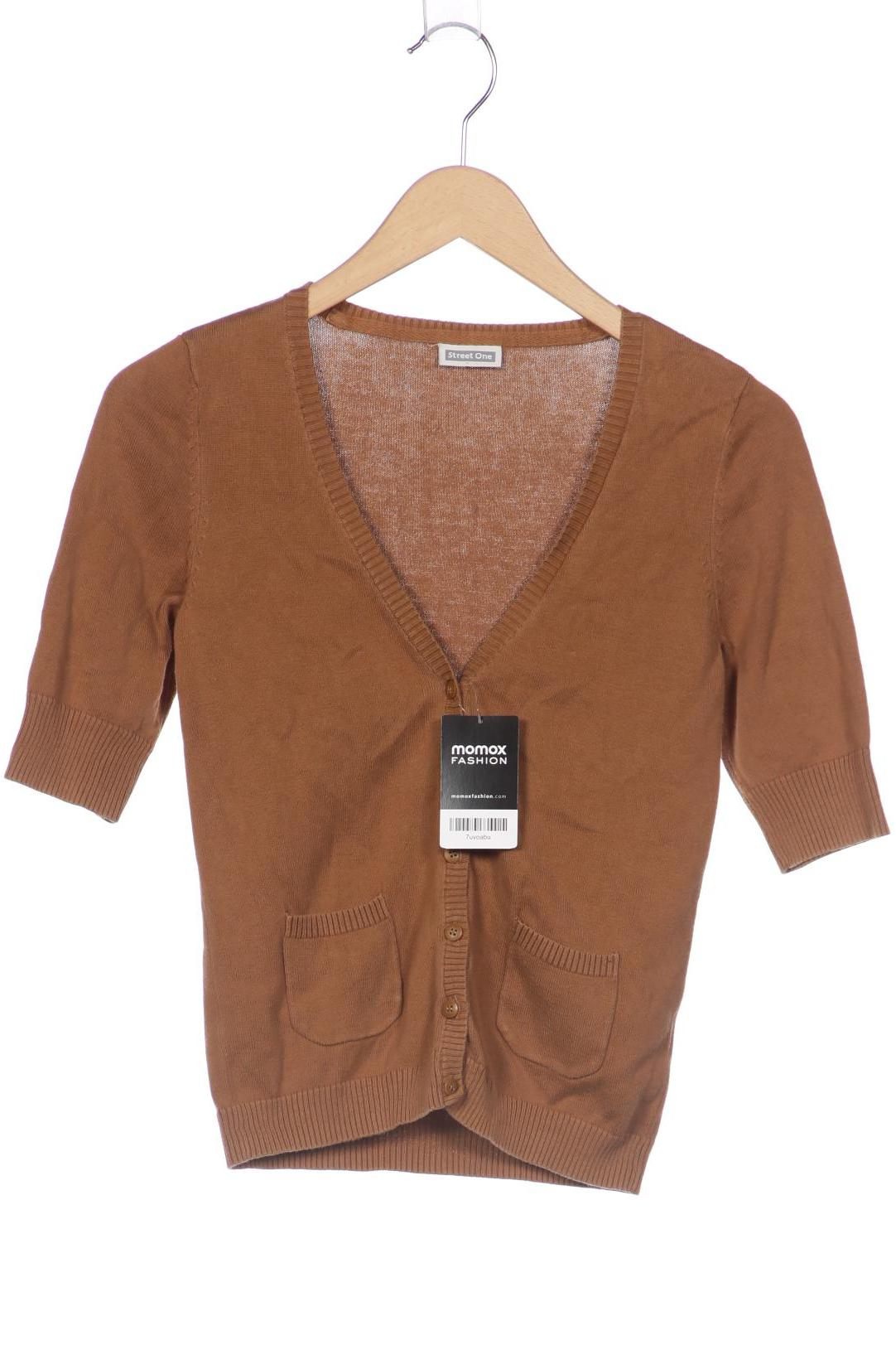 

Street One Damen Strickjacke, braun, Gr. 36