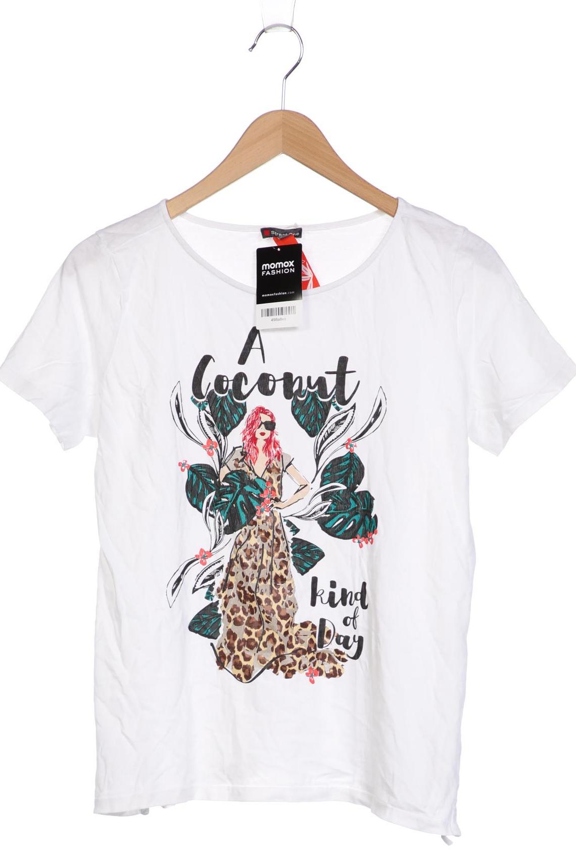 

Street One Damen T-Shirt, weiß, Gr. 38