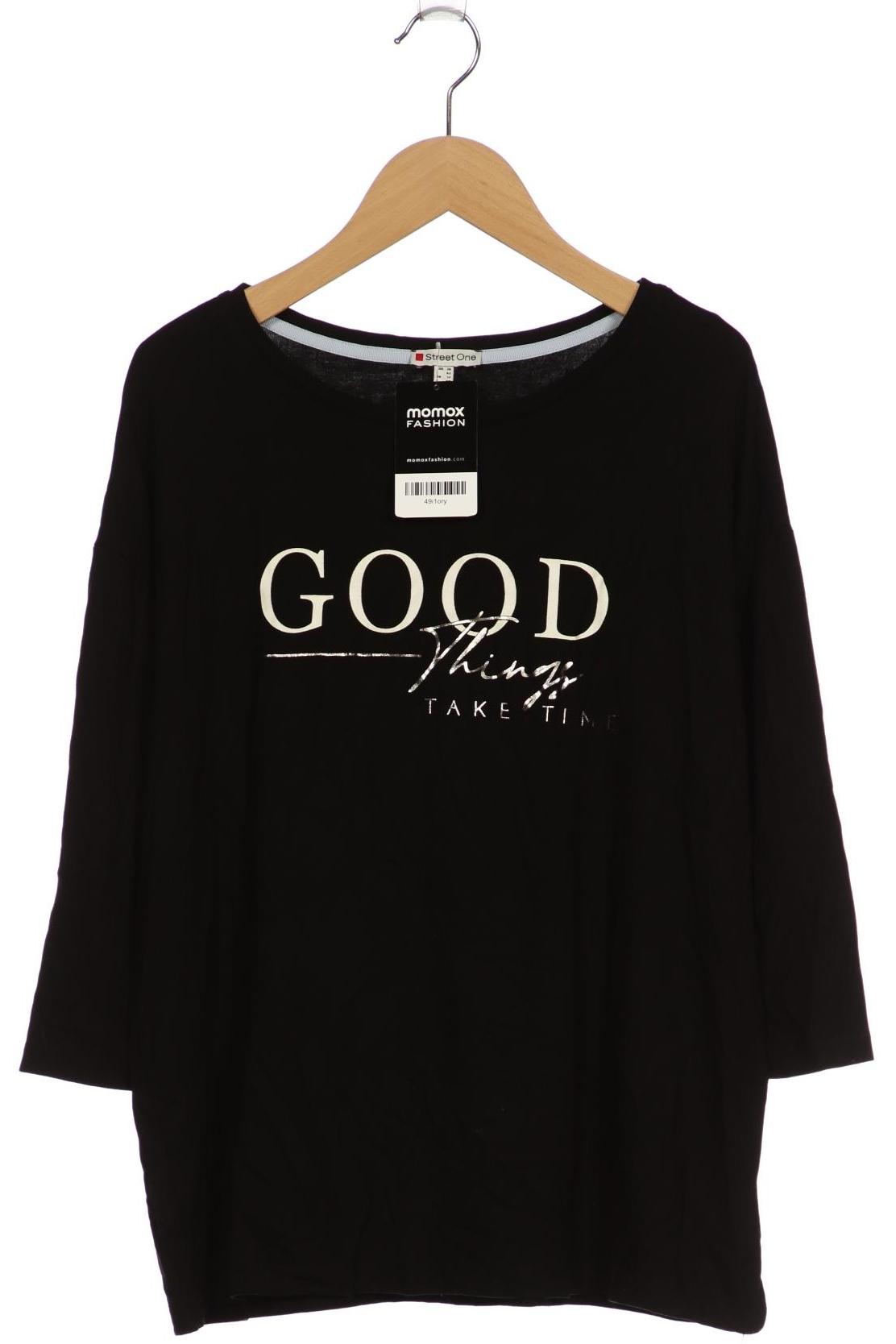 

Street One Damen Langarmshirt, schwarz, Gr. 38