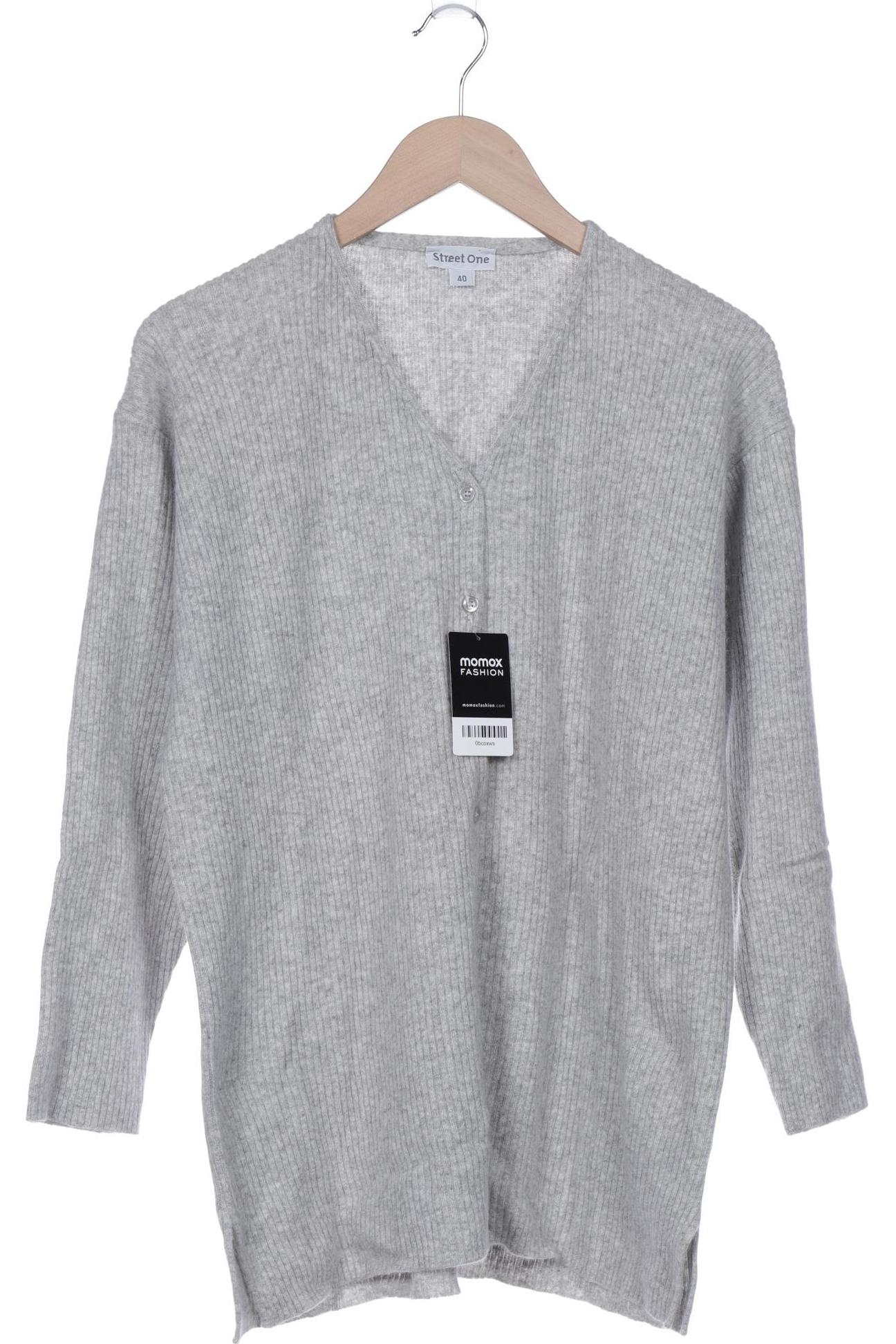 

Street One Damen Strickjacke, grau, Gr. 40