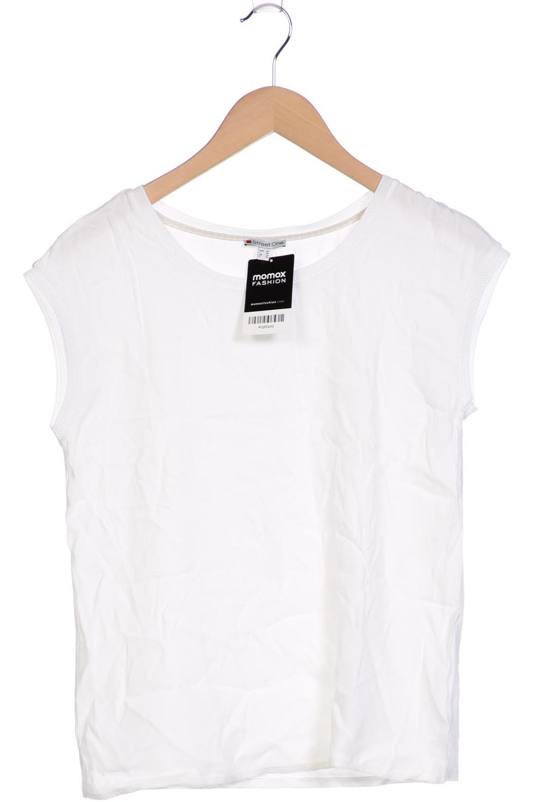 

Street One Damen T-Shirt, weiß, Gr. 38