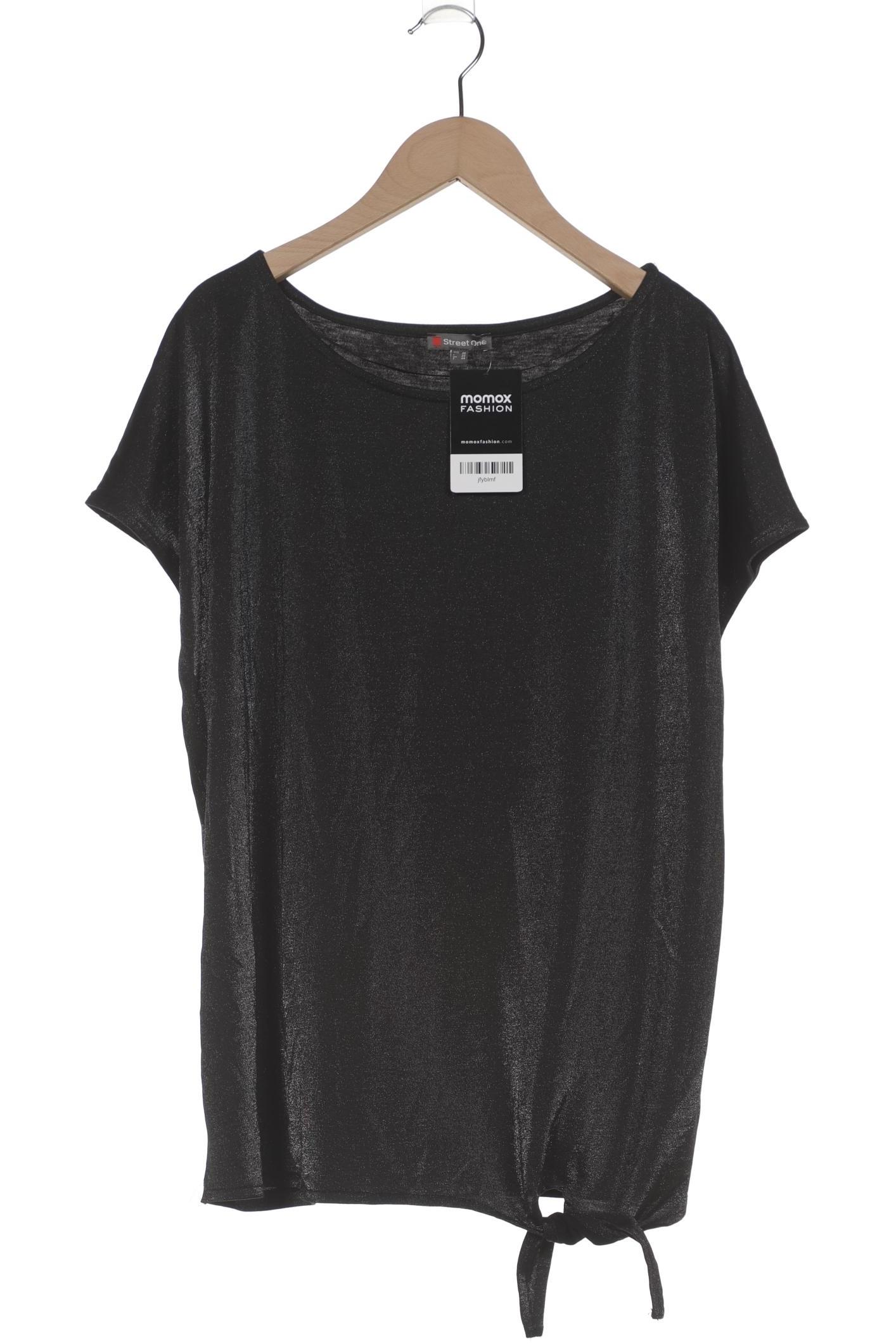 

Street One Damen T-Shirt, schwarz, Gr. 46