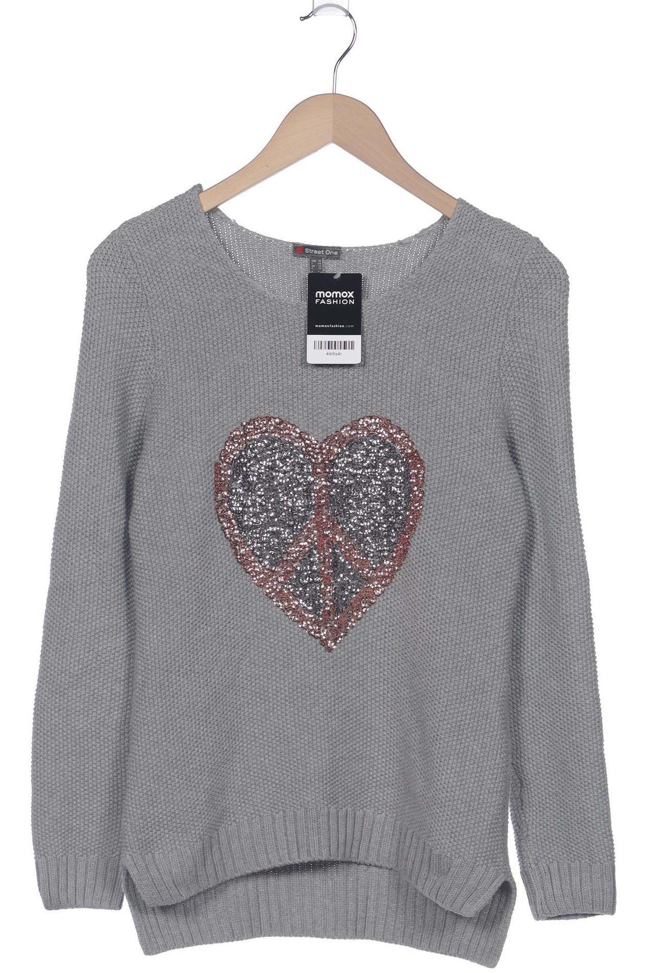 

Street One Damen Pullover, grau, Gr. 36