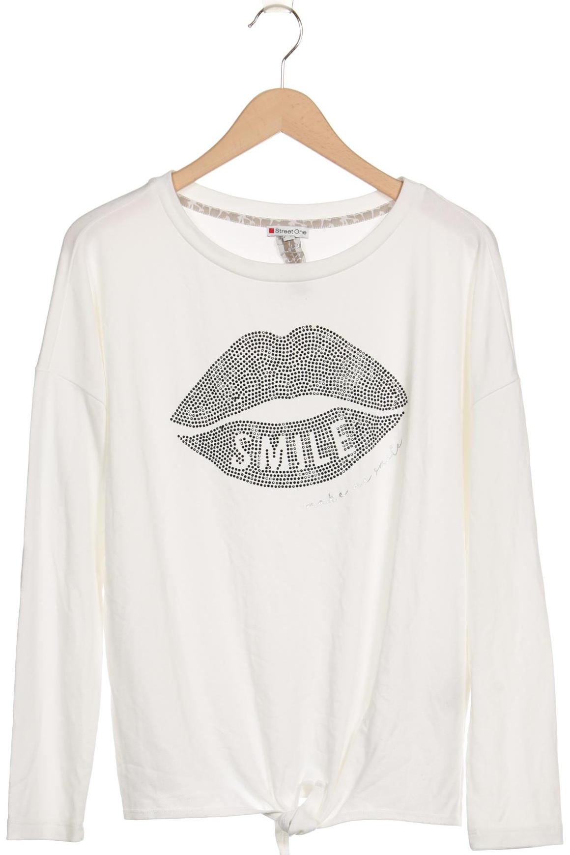 

Street One Damen Sweatshirt, weiß, Gr. 40