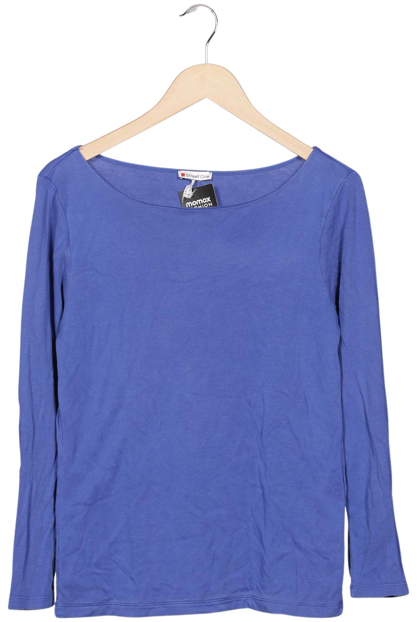 

Street One Damen Langarmshirt, blau, Gr. 40