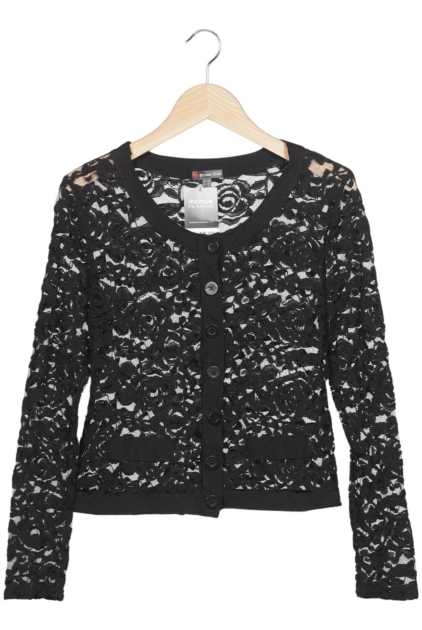 

Street One Damen Strickjacke, schwarz, Gr. 36