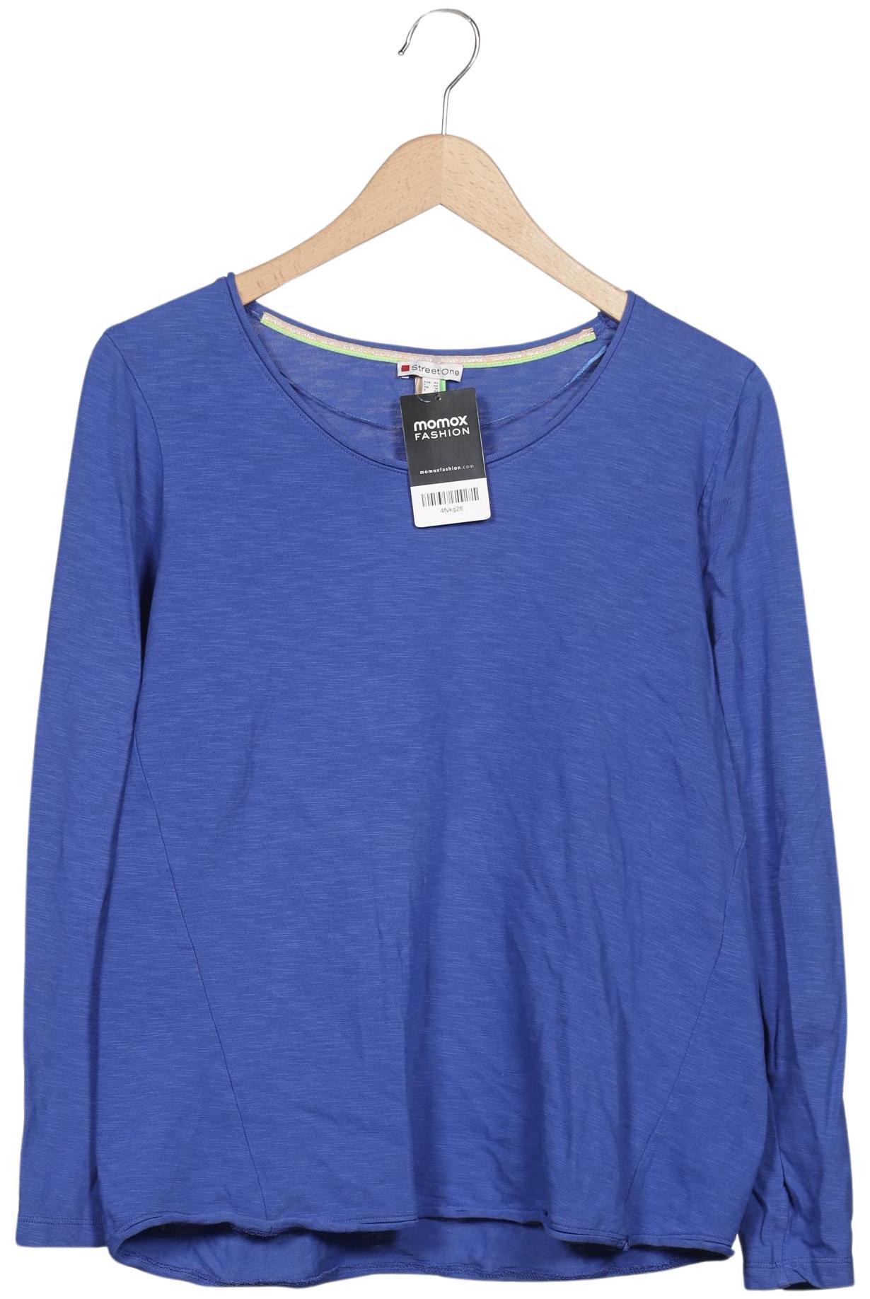 

Street One Damen Langarmshirt, blau, Gr. 42