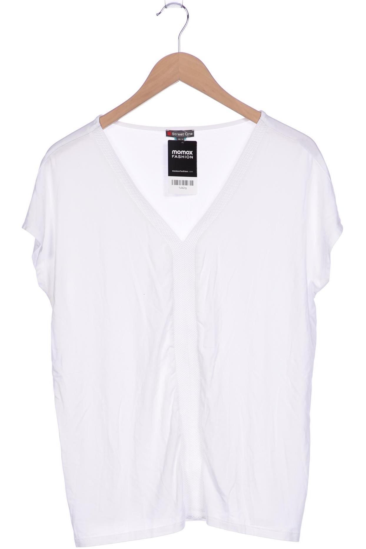 

Street One Damen T-Shirt, weiß, Gr. 42
