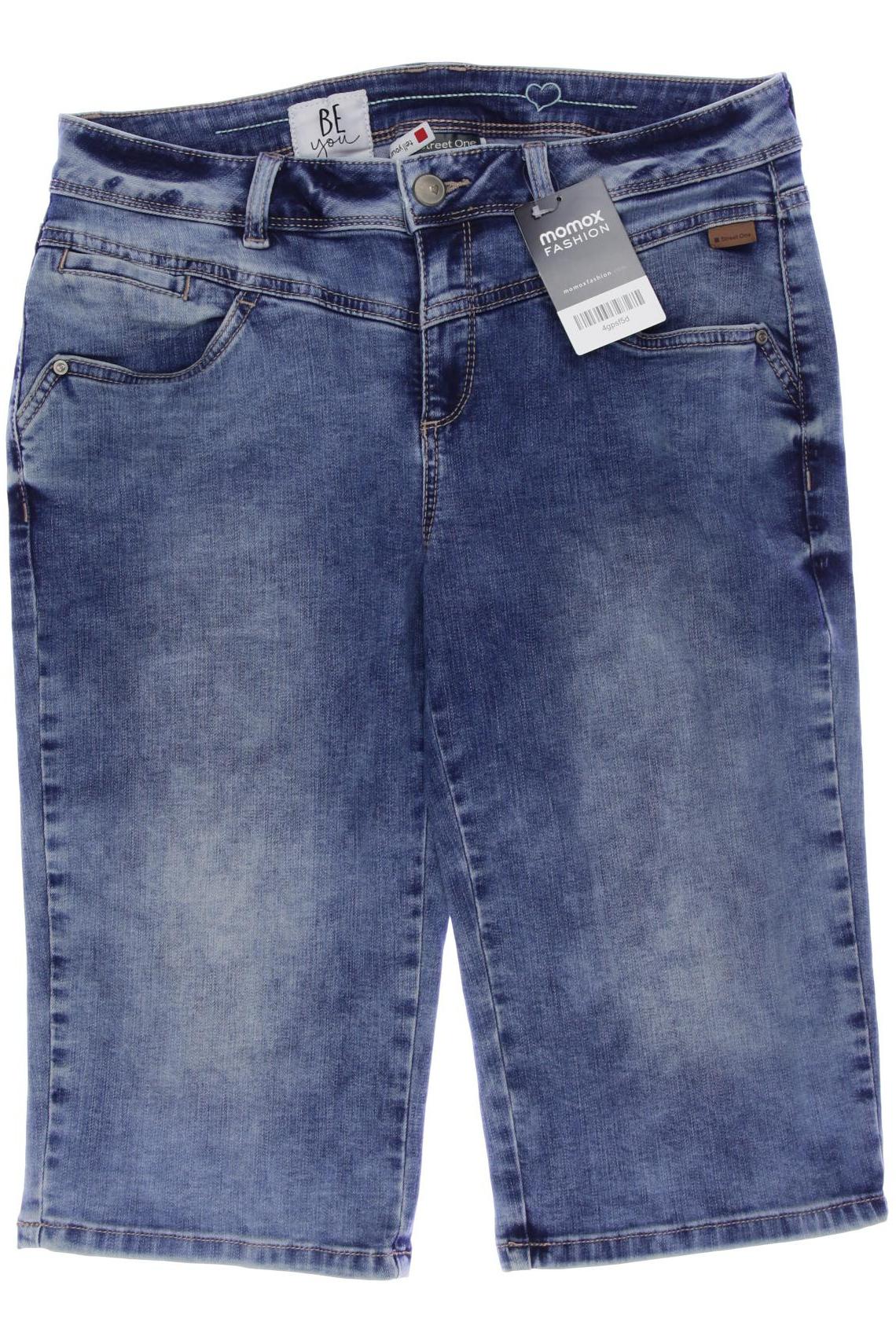 

Street One Damen Shorts, blau, Gr. 28