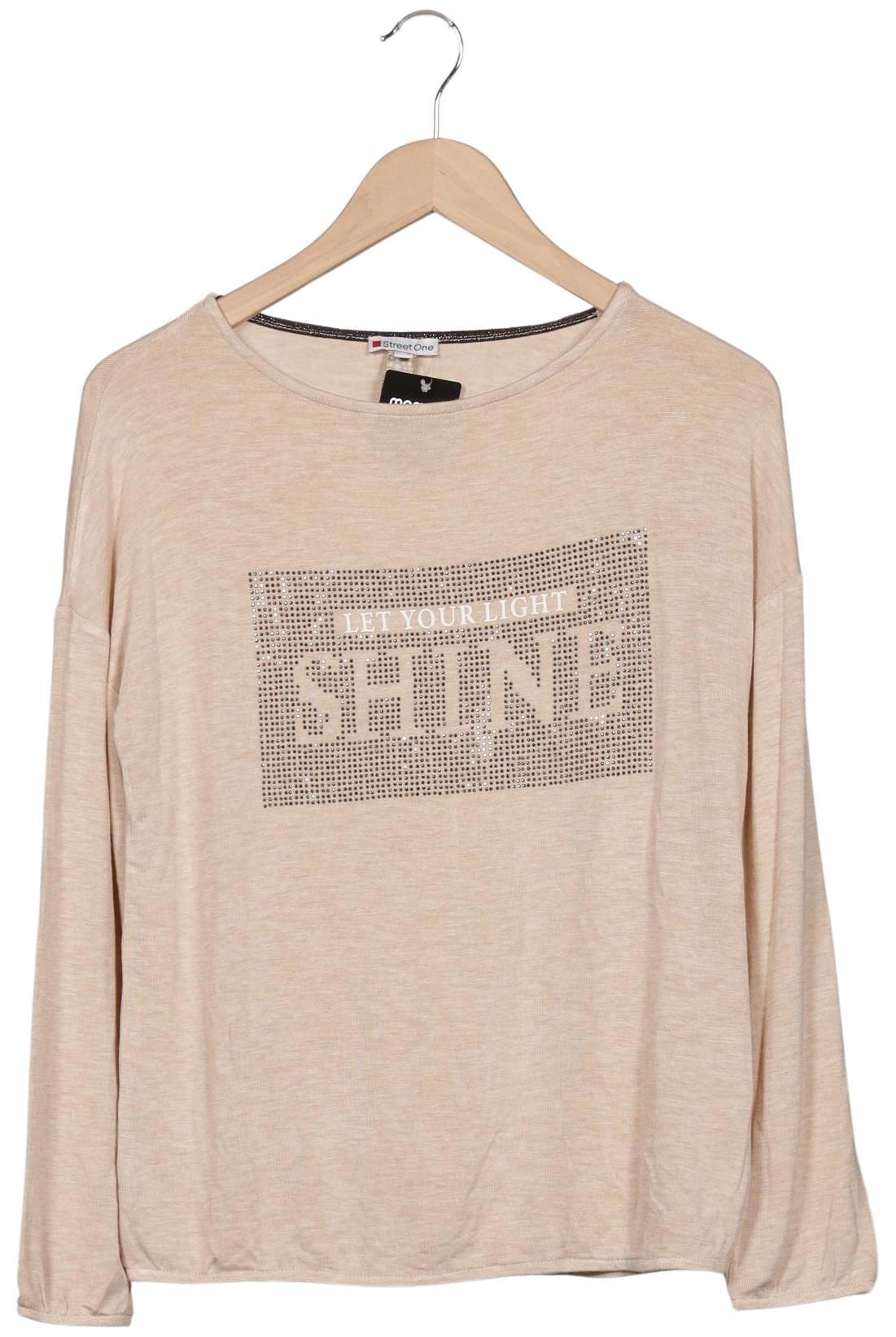 

Street One Damen Langarmshirt, beige, Gr. 34
