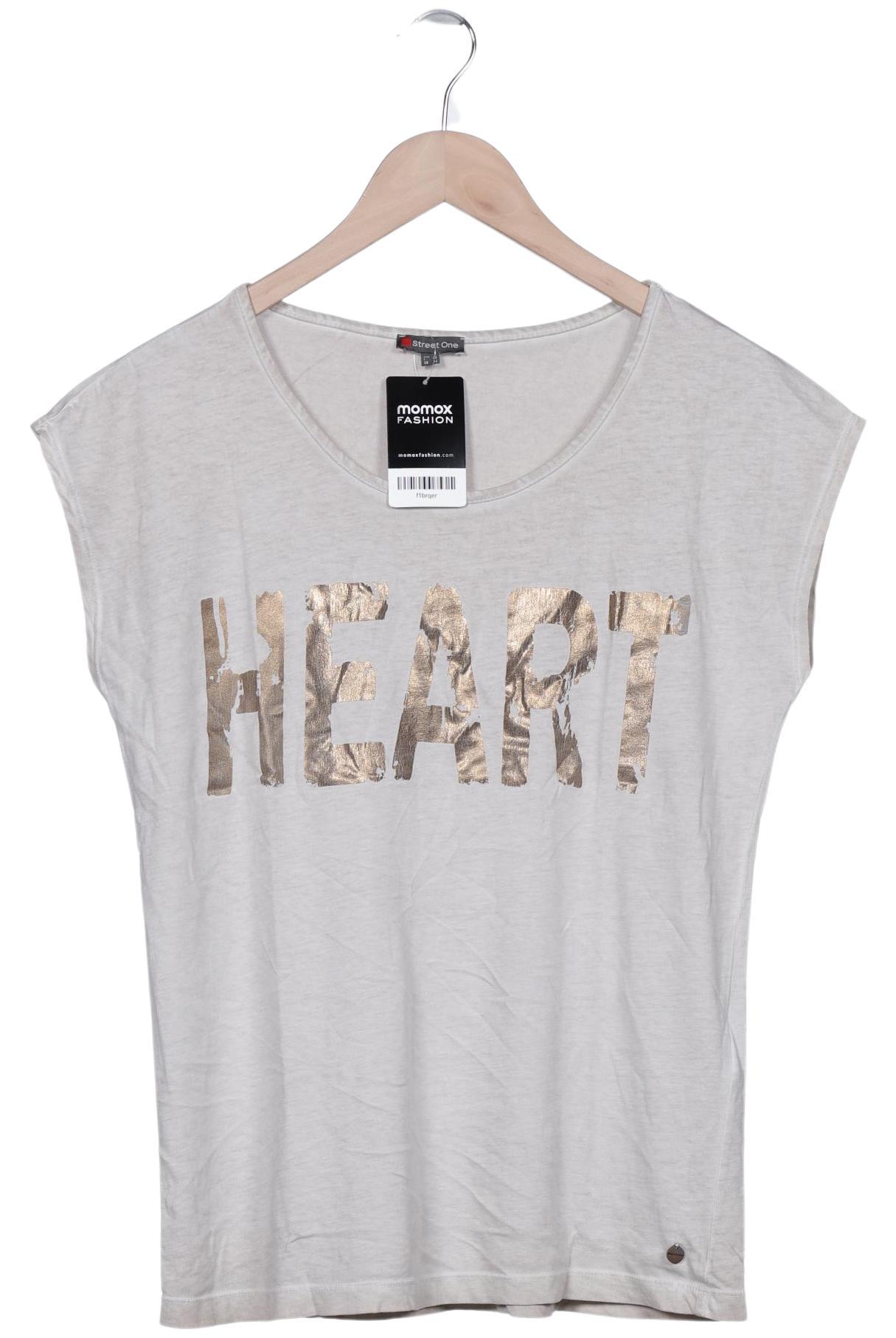 

Street One Damen T-Shirt, beige, Gr. 40