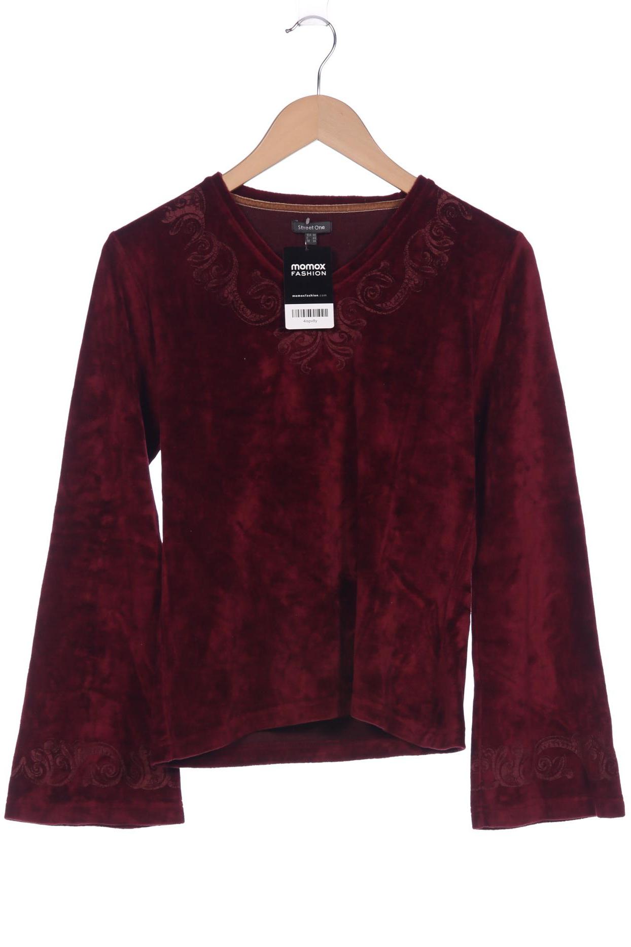 

Street One Damen Sweatshirt, bordeaux, Gr. 40