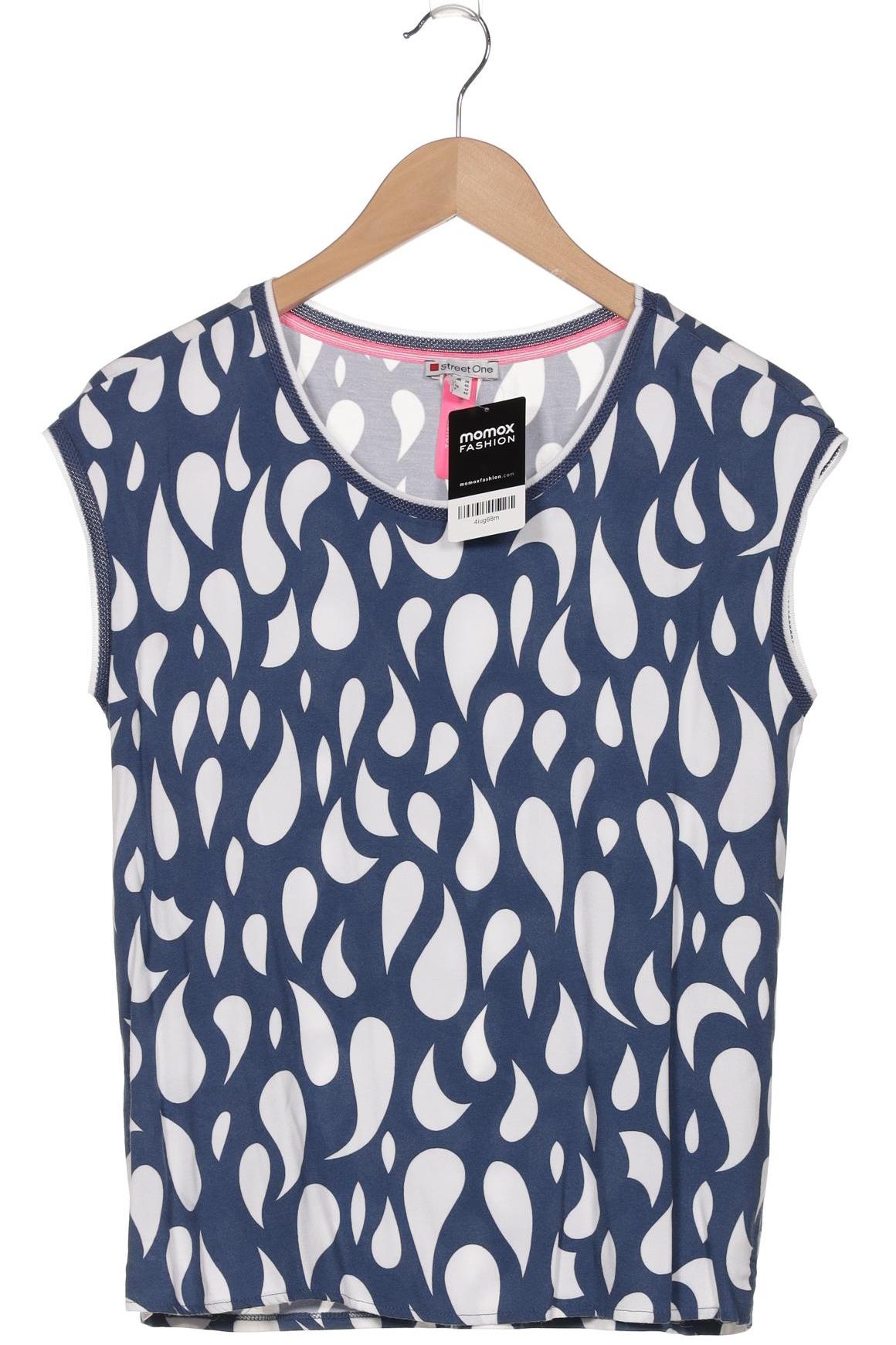 

Street One Damen T-Shirt, blau, Gr. 38