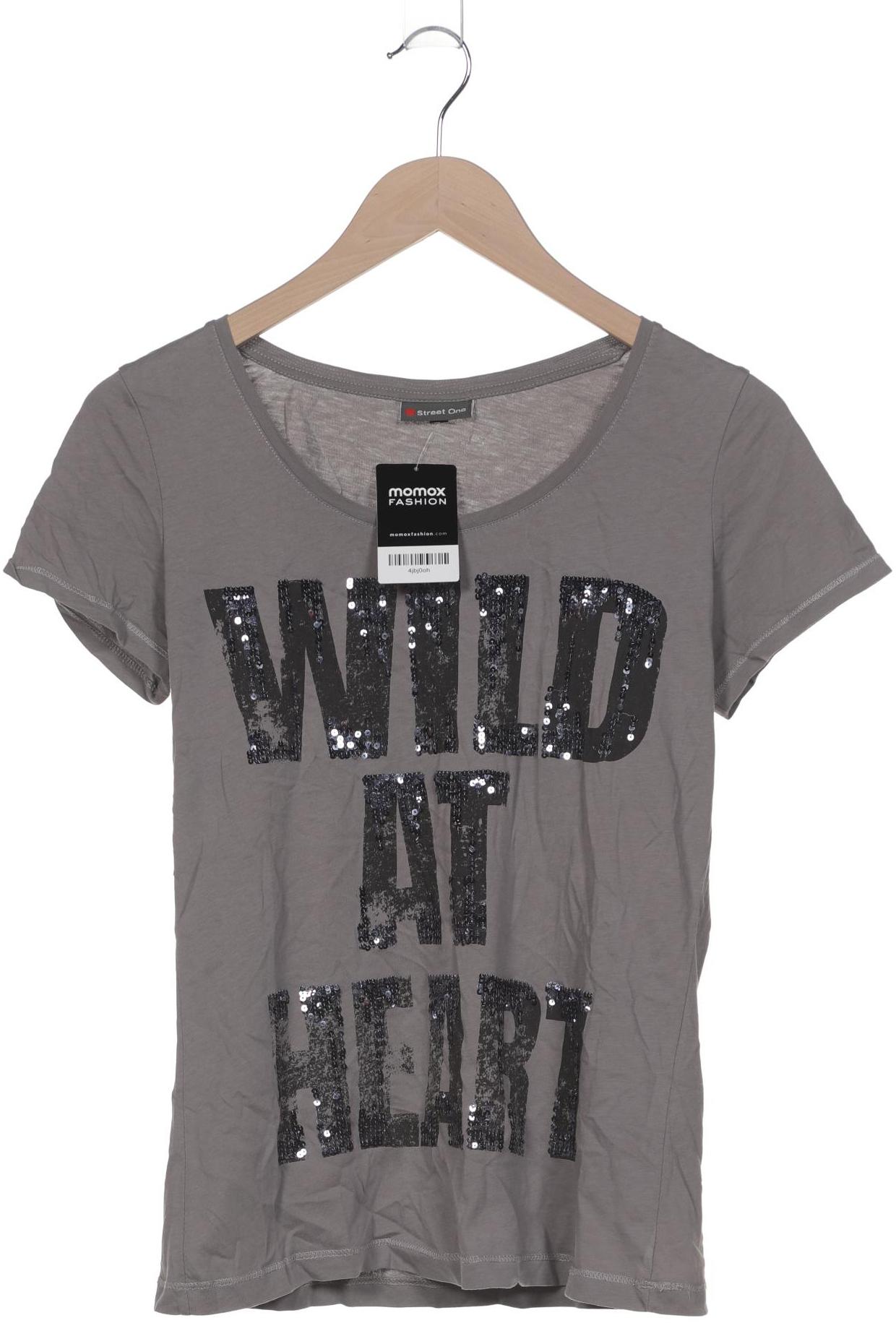 

Street One Damen T-Shirt, grau, Gr. 38