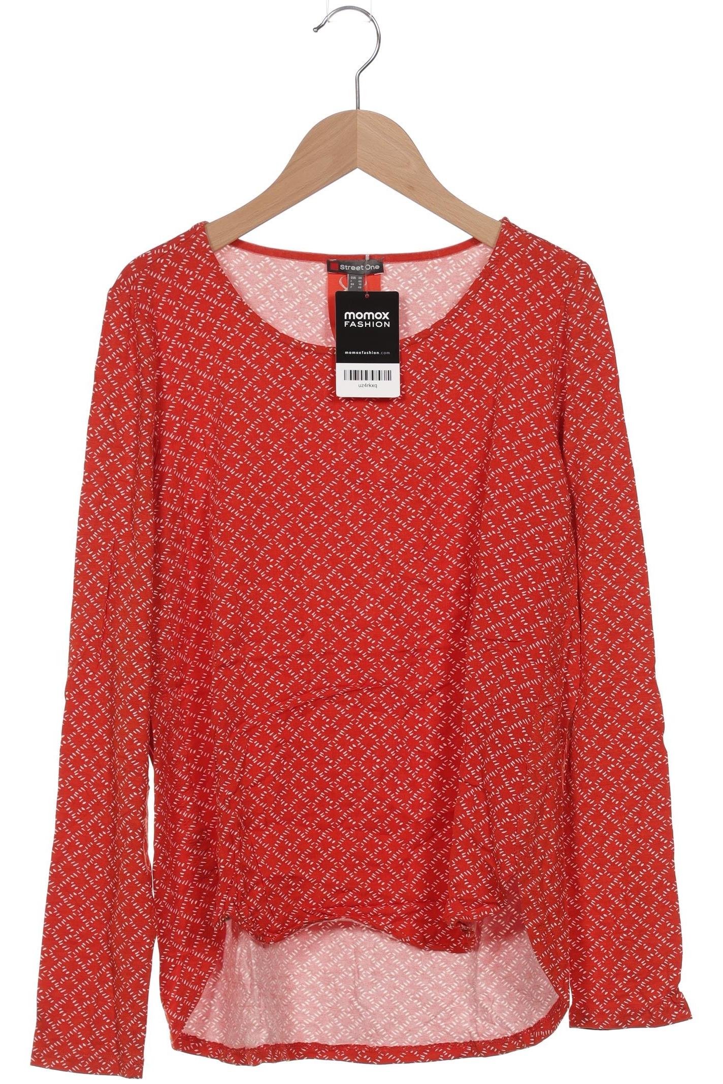 

Street One Damen Langarmshirt, orange, Gr. 38