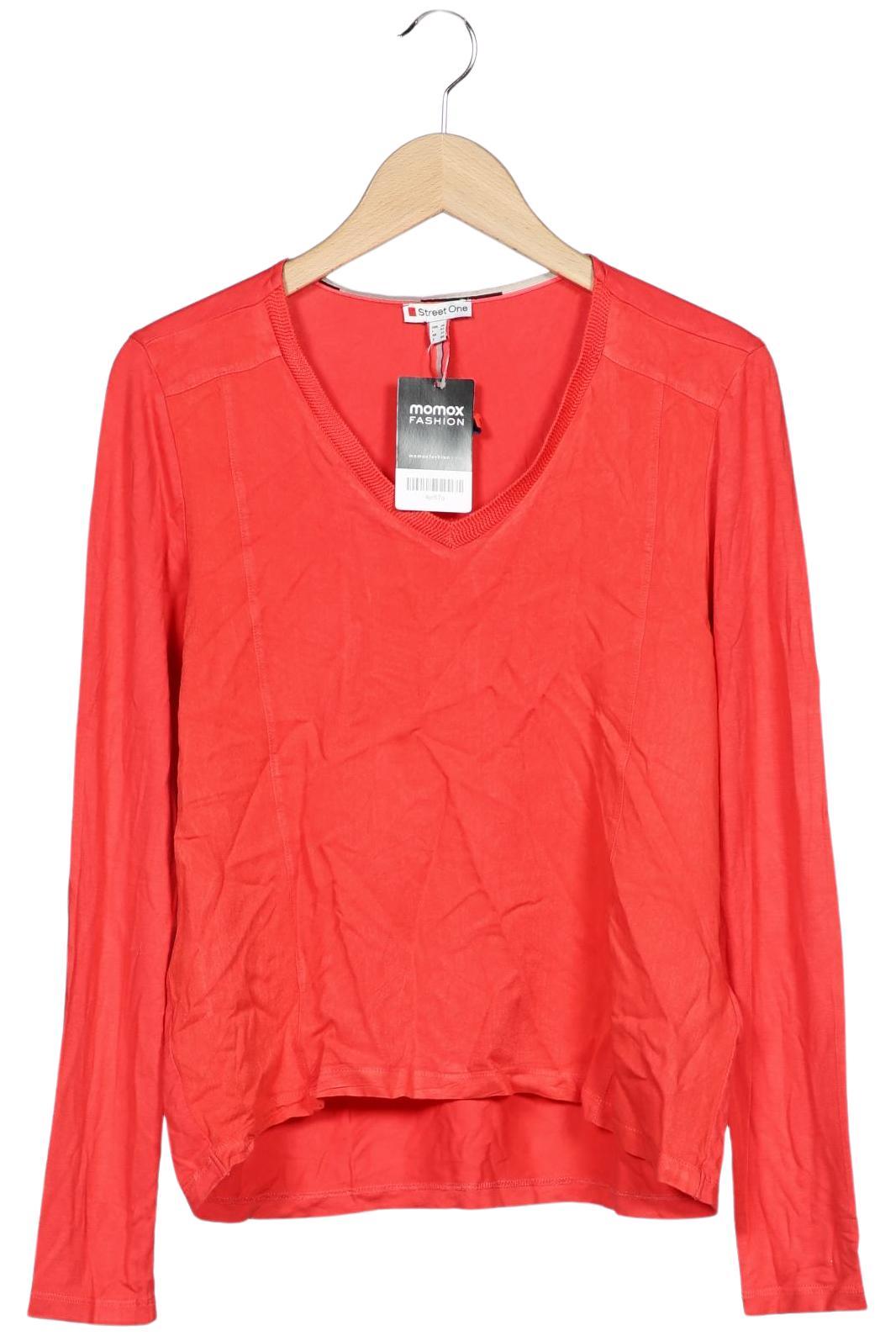 

Street One Damen Langarmshirt, rot, Gr. 38