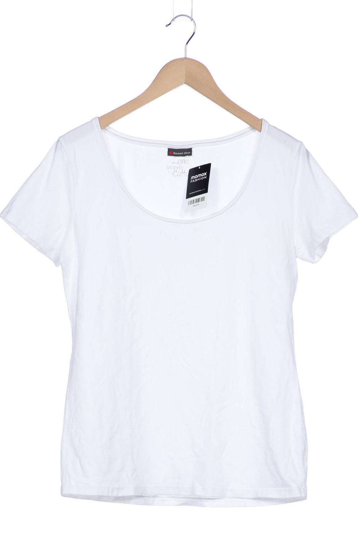 

Street One Damen T-Shirt, weiß, Gr. 44