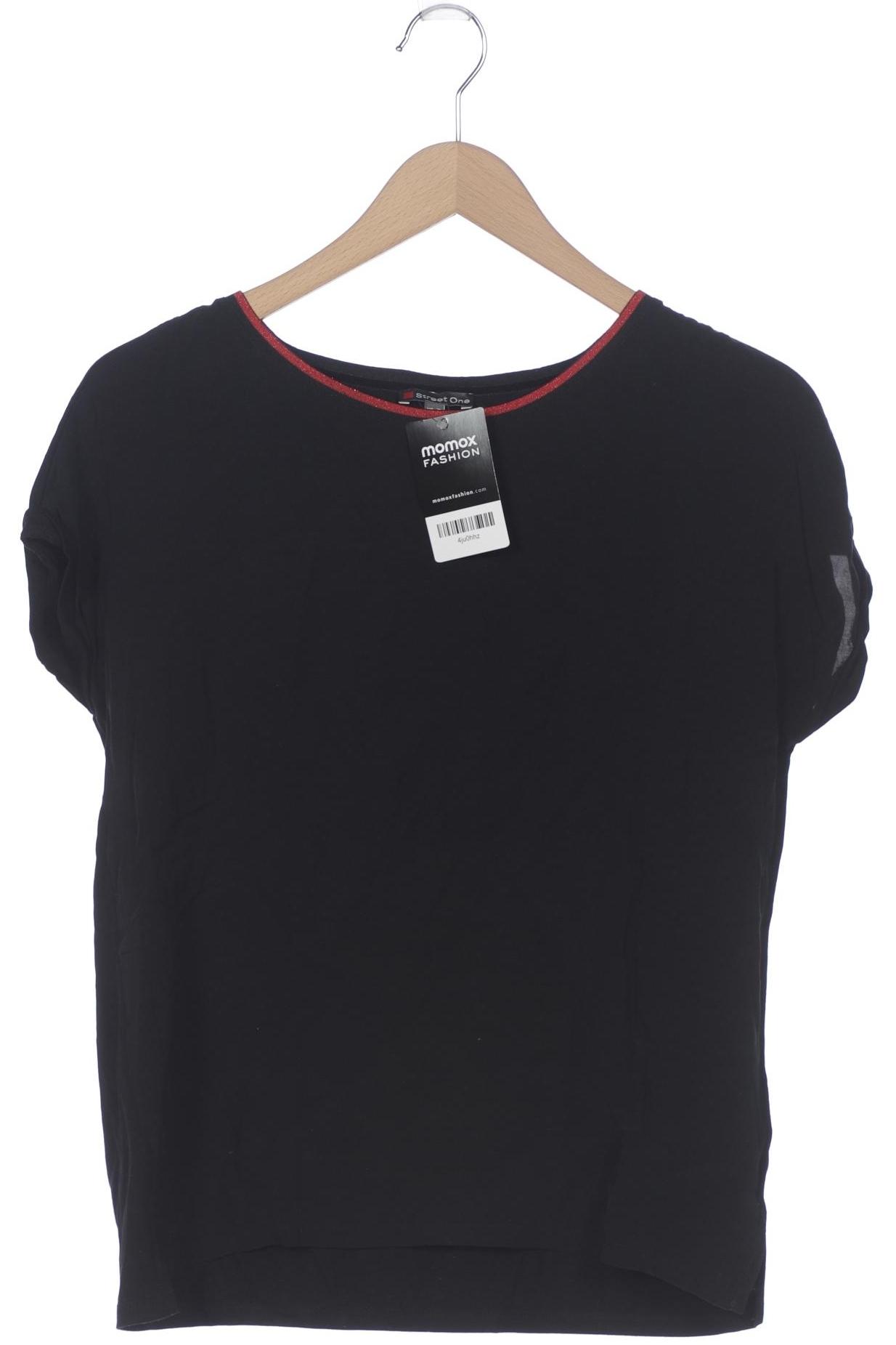 

Street One Damen T-Shirt, schwarz, Gr. 36