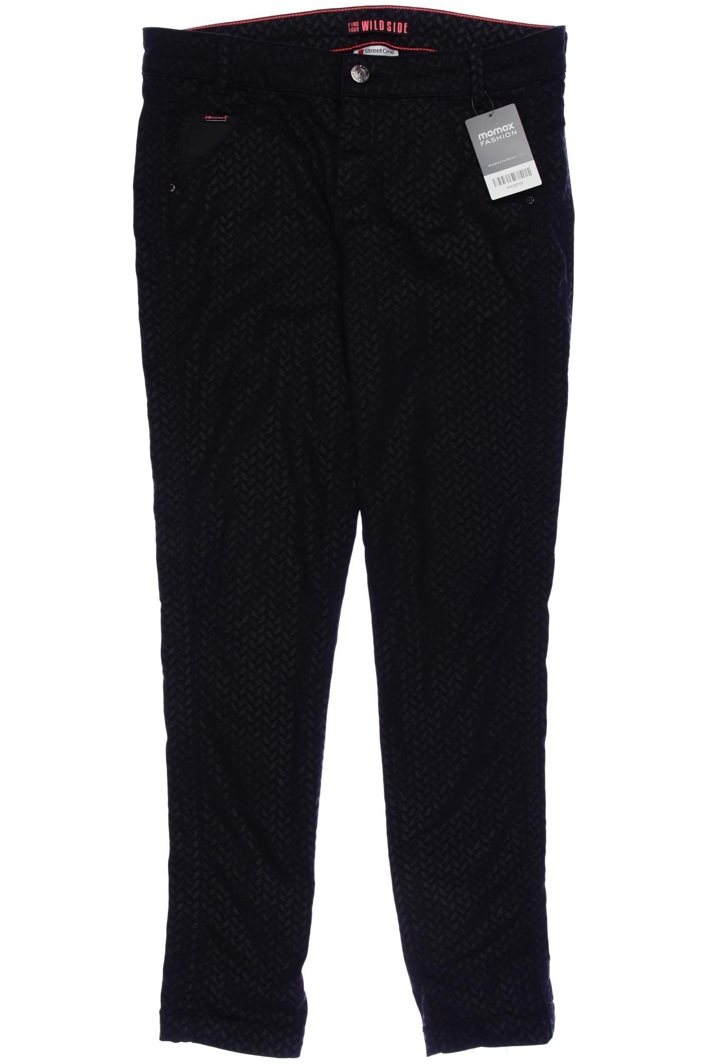 

Street One Damen Stoffhose, schwarz, Gr. 38