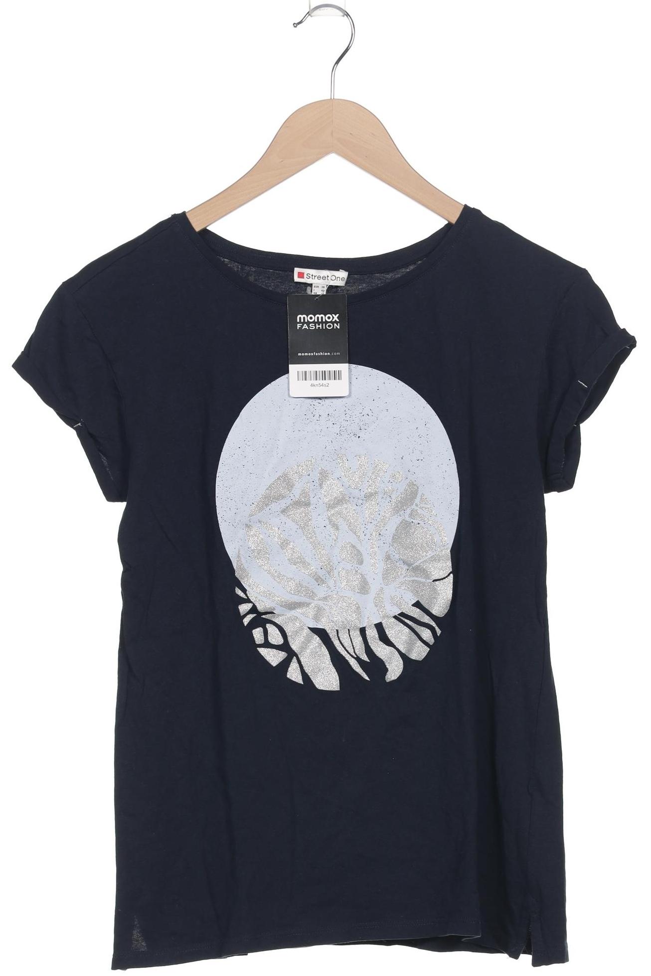 

Street One Damen T-Shirt, marineblau, Gr. 38