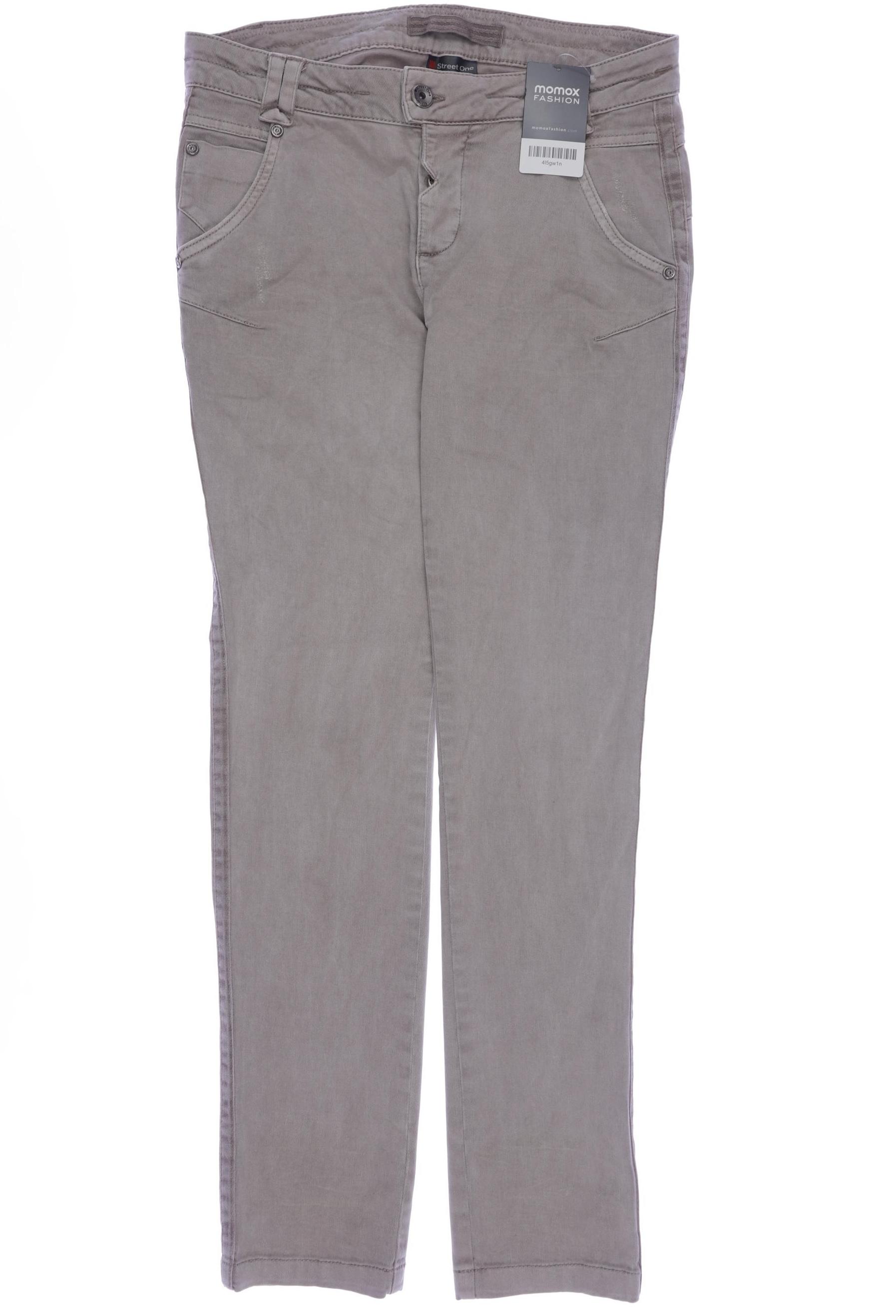 

Street One Damen Jeans, beige, Gr. 30