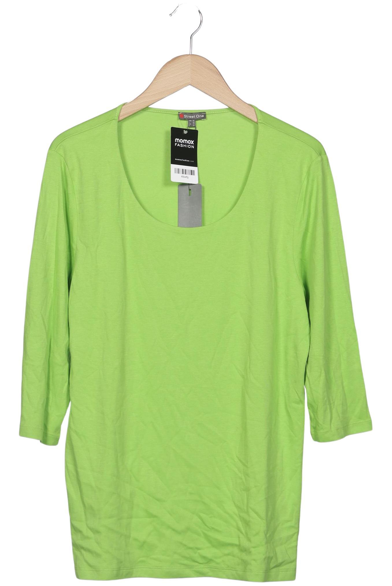 

Street One Damen Langarmshirt, hellgrün, Gr. 46