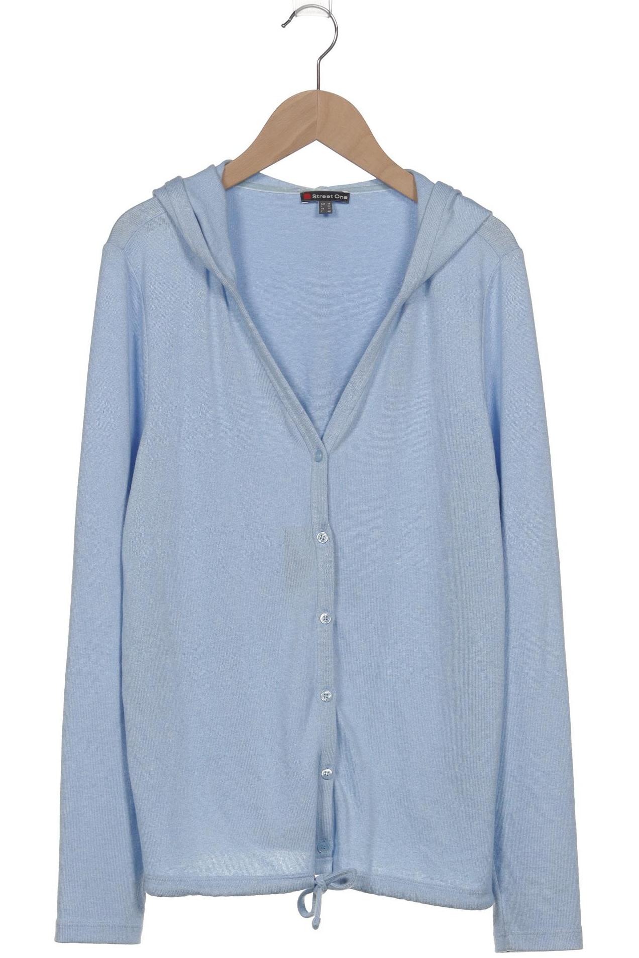 

Street One Damen Strickjacke, blau, Gr. 38