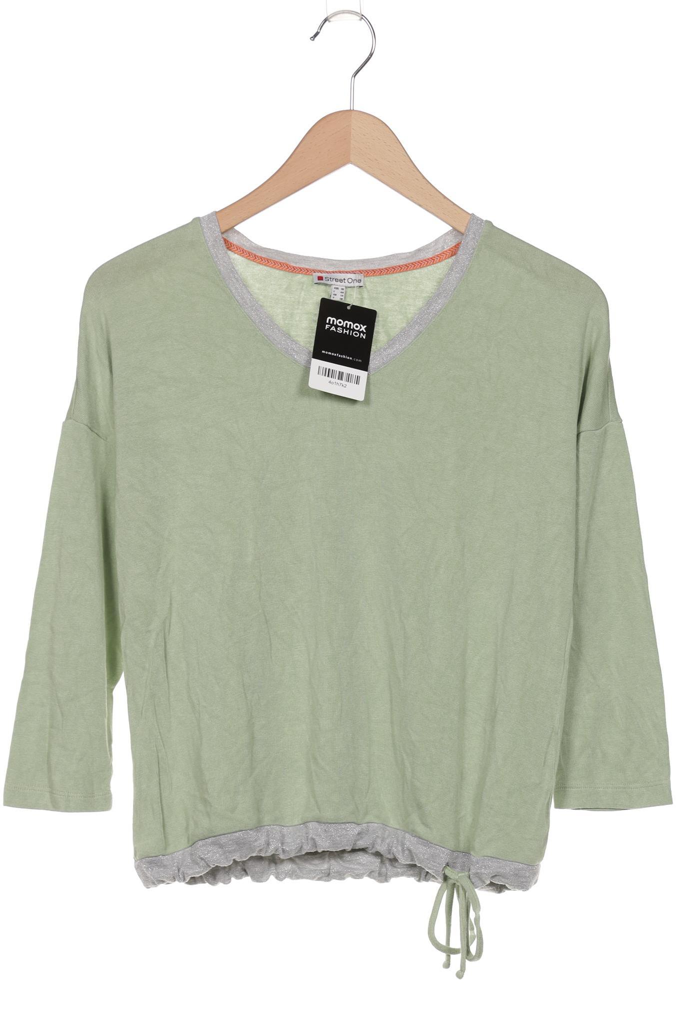 

Street One Damen Pullover, grün, Gr. 36