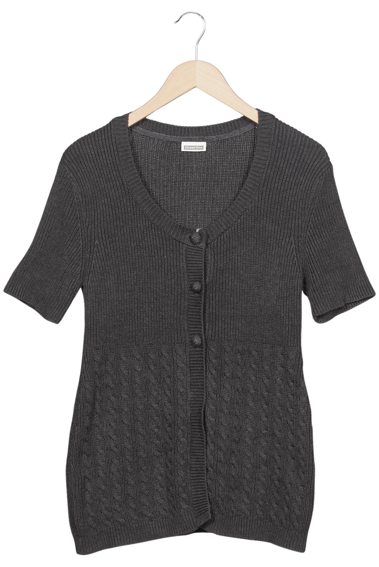 

Street One Damen Strickjacke, grau, Gr. 42