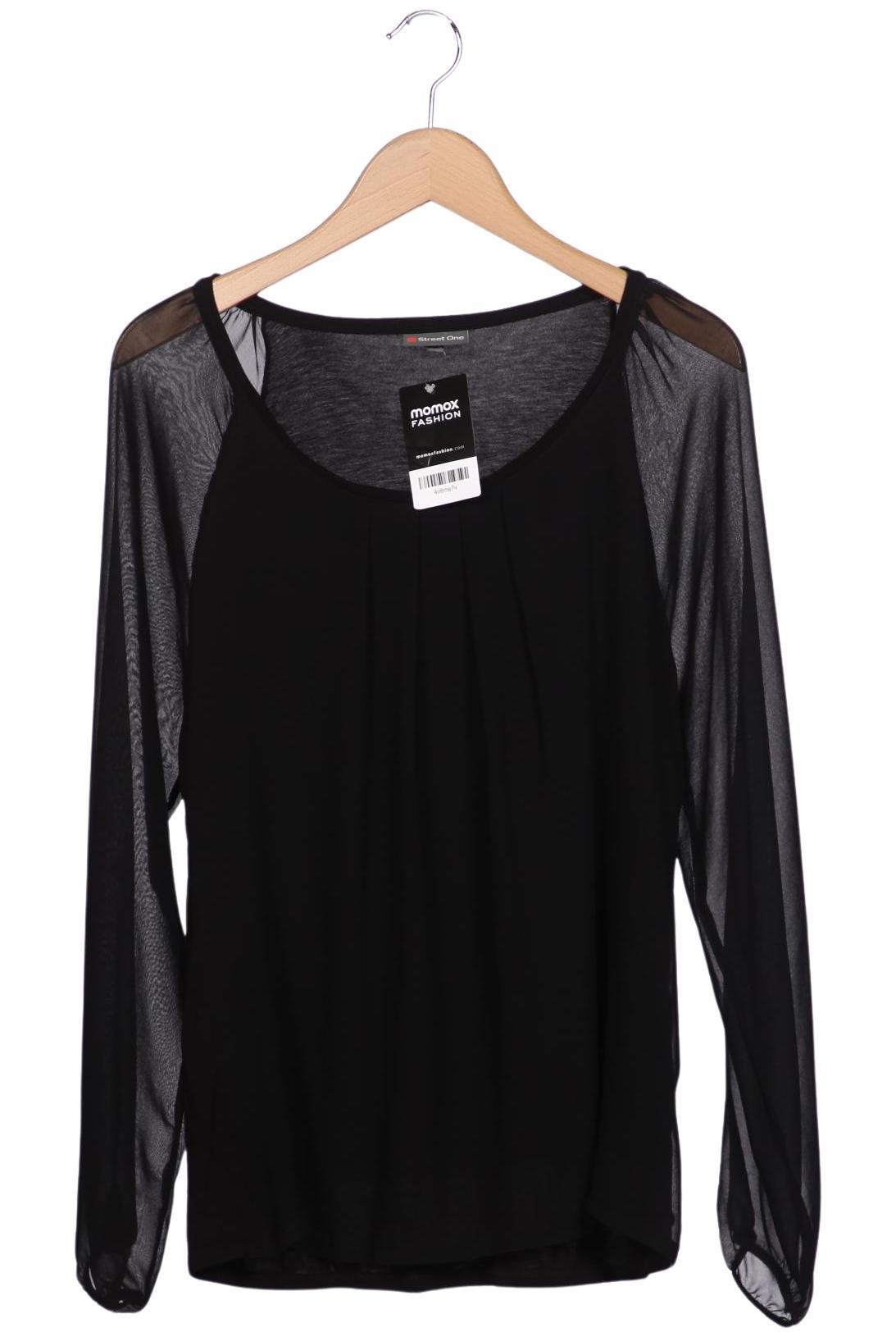 

Street One Damen Langarmshirt, schwarz, Gr. 42