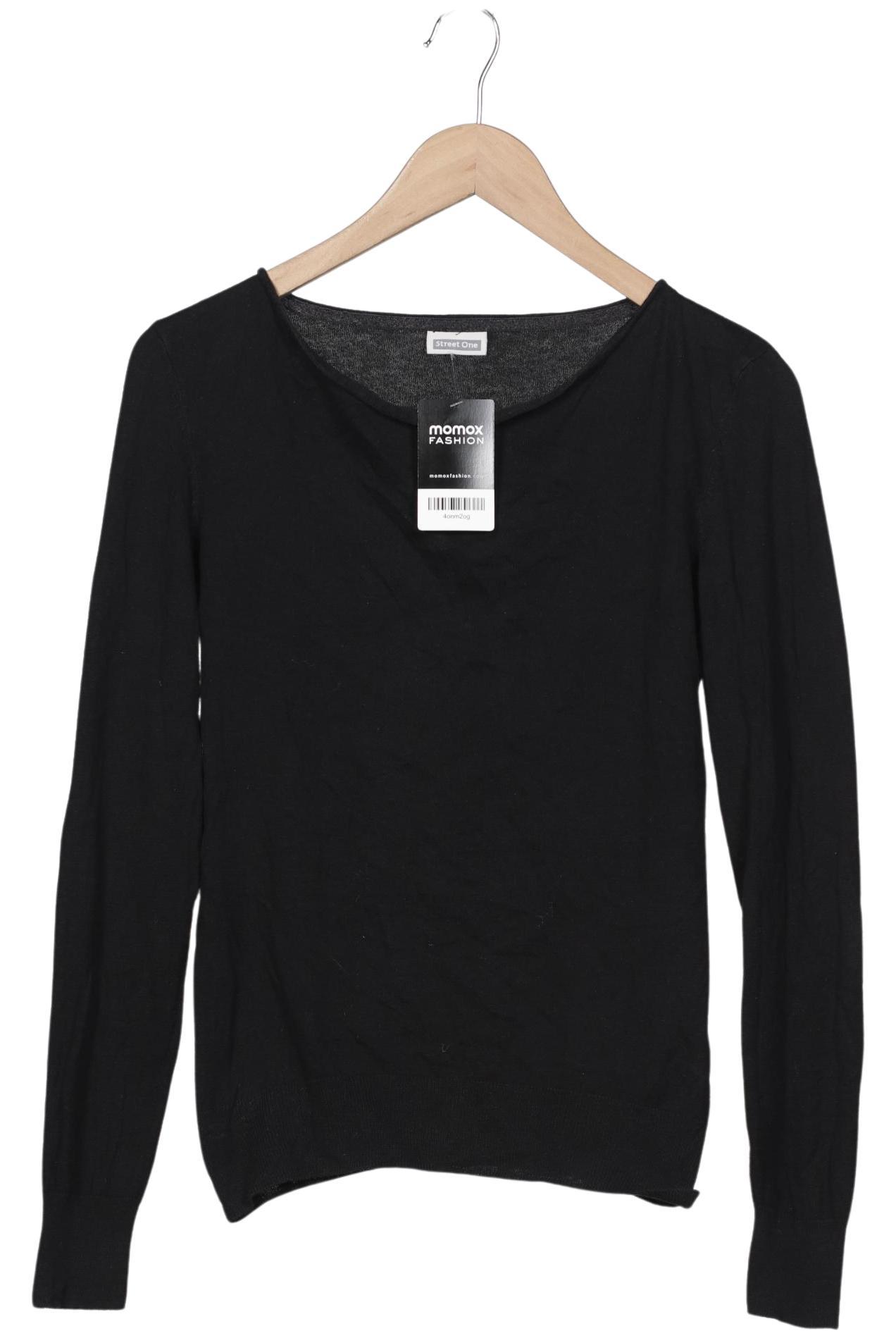 

Street One Damen Langarmshirt, schwarz, Gr. 38