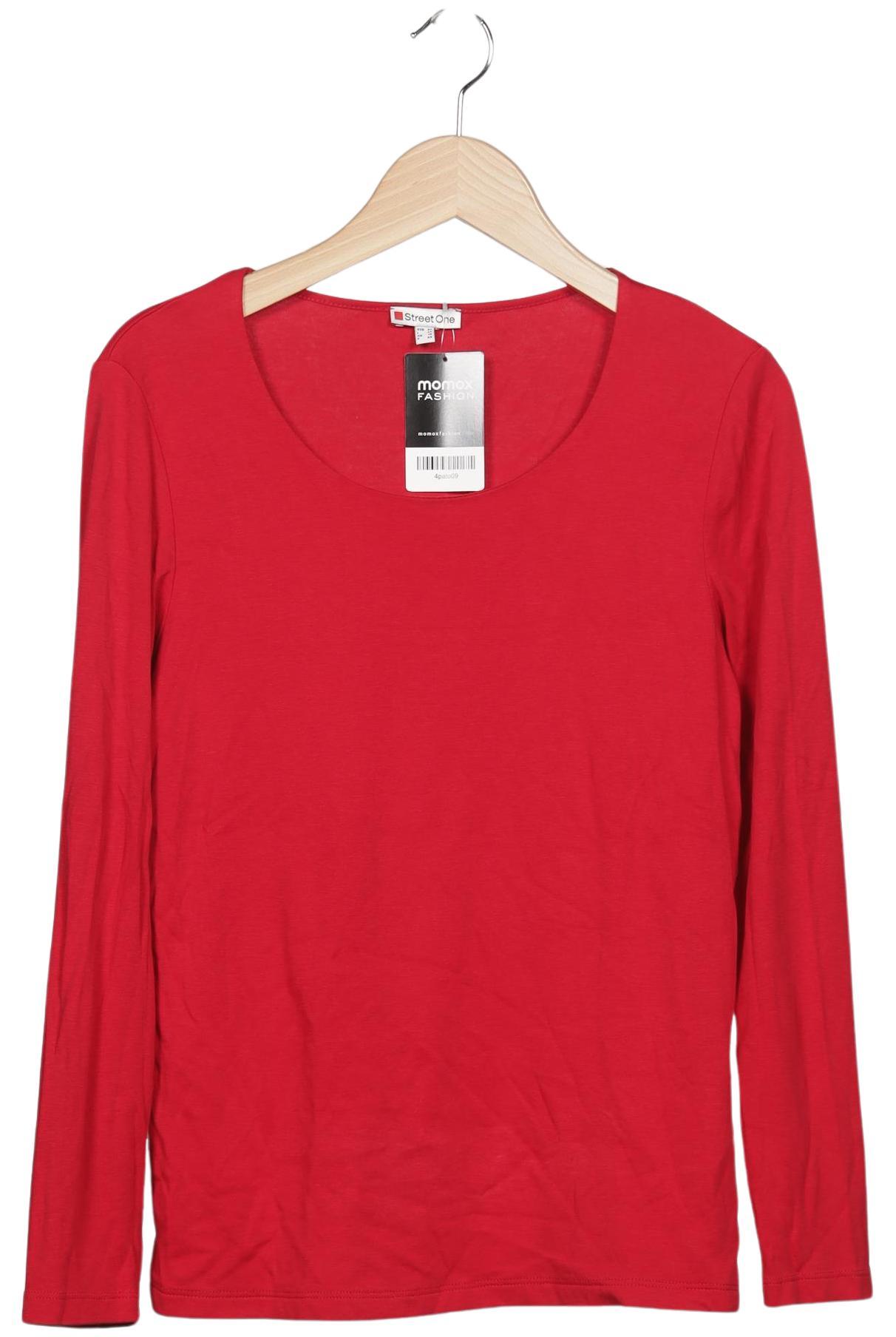 

Street One Damen Langarmshirt, rot, Gr. 42