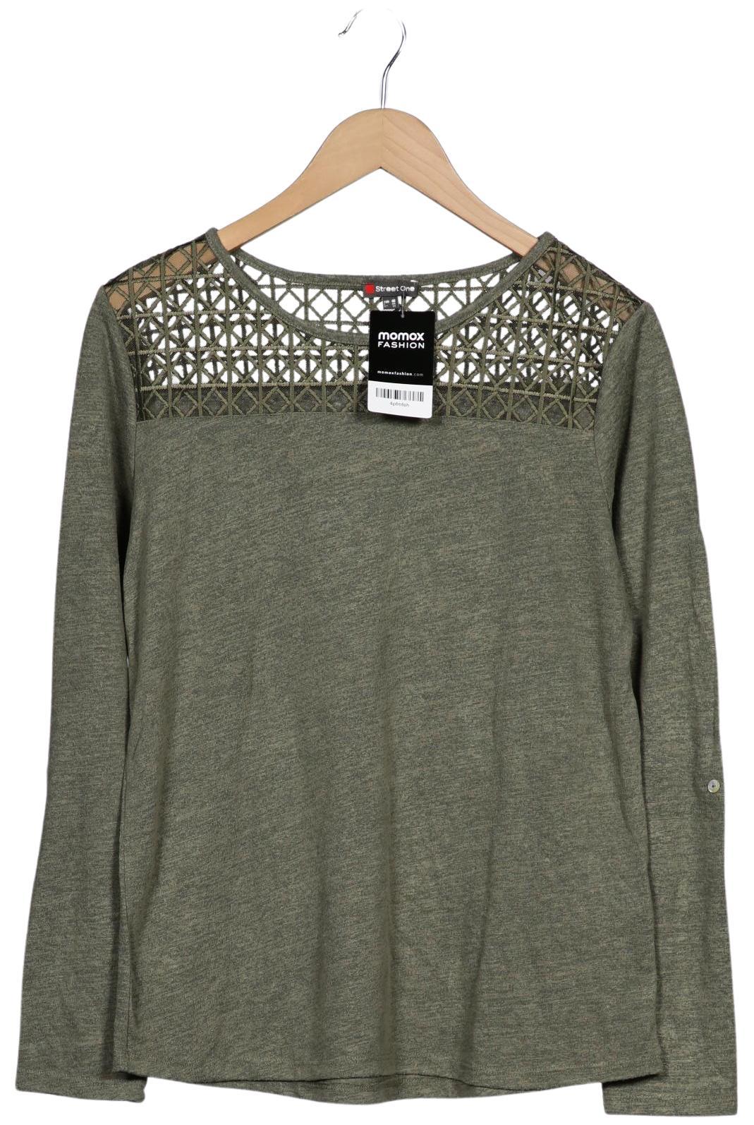 

Street One Damen Langarmshirt, grün, Gr. 40