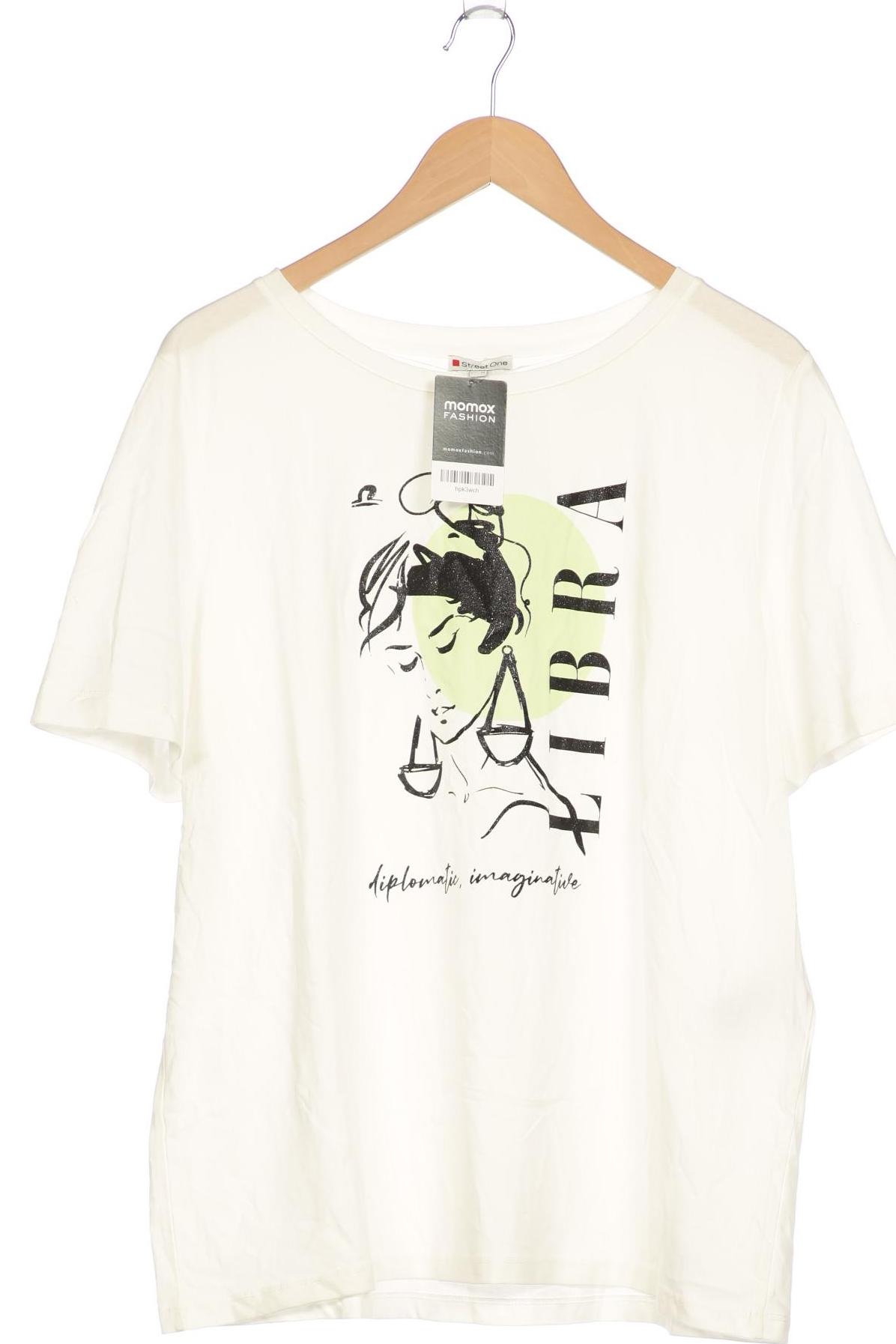 

Street One Damen T-Shirt, weiß, Gr. 46